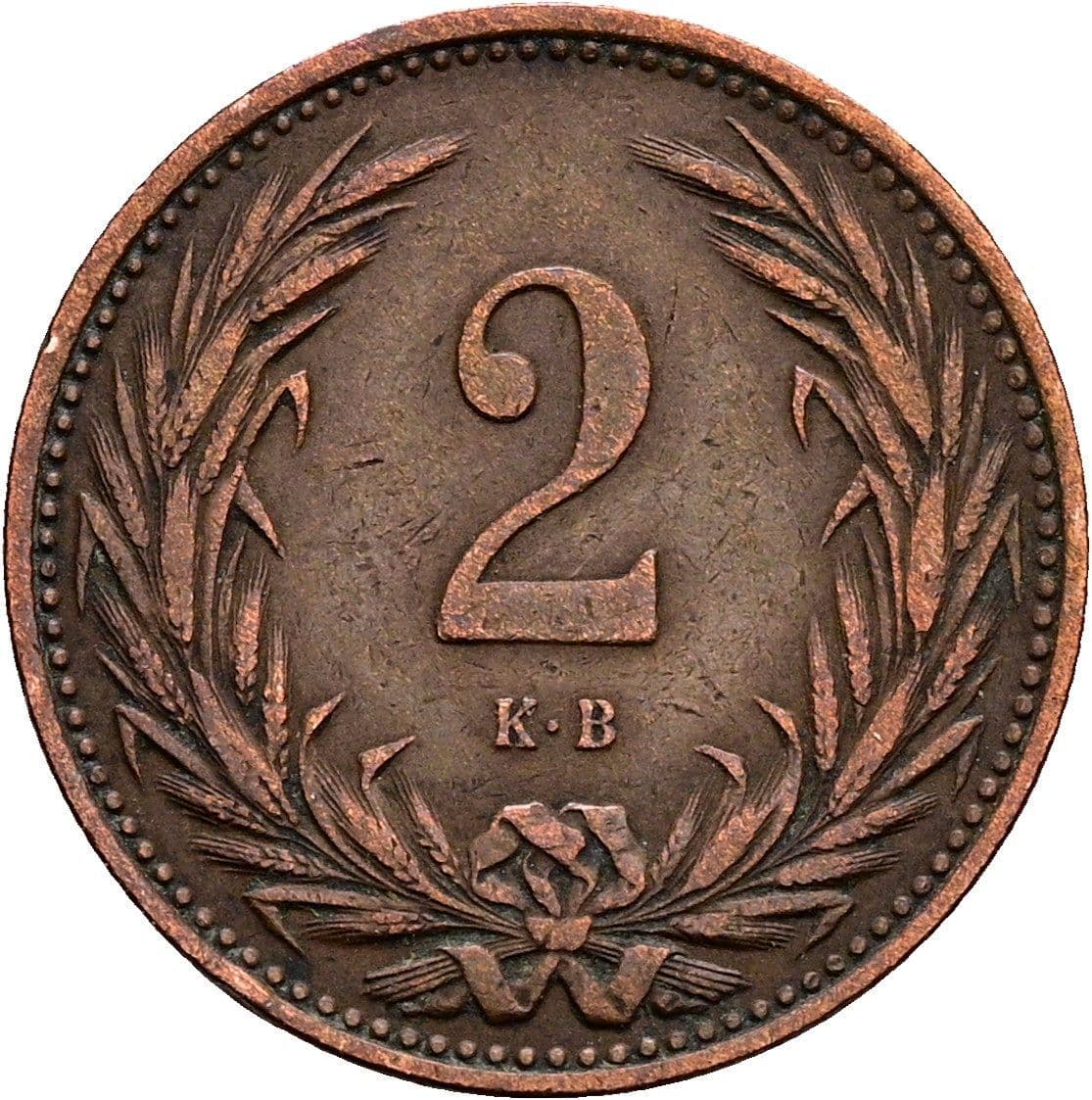 2 Filler Franz Joseph I. 1848-1916 1904 KB – Vorderseite