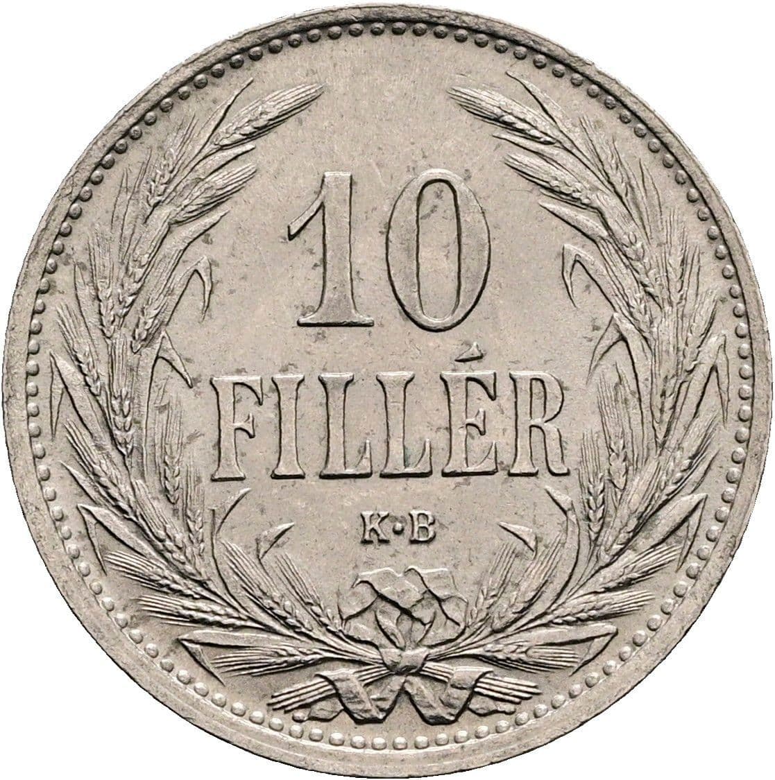 10 Filler Franz Joseph I. 1848-1916 1908 KB – Vorderseite