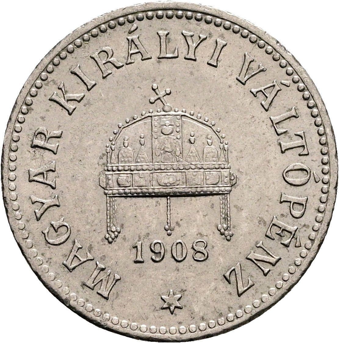 10 Filler Franz Joseph I. 1848-1916 1908 KB – Rückseite