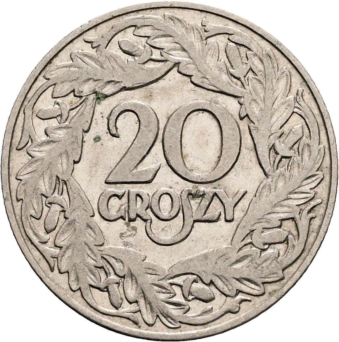 20 Groszy 1923 – Vorderseite