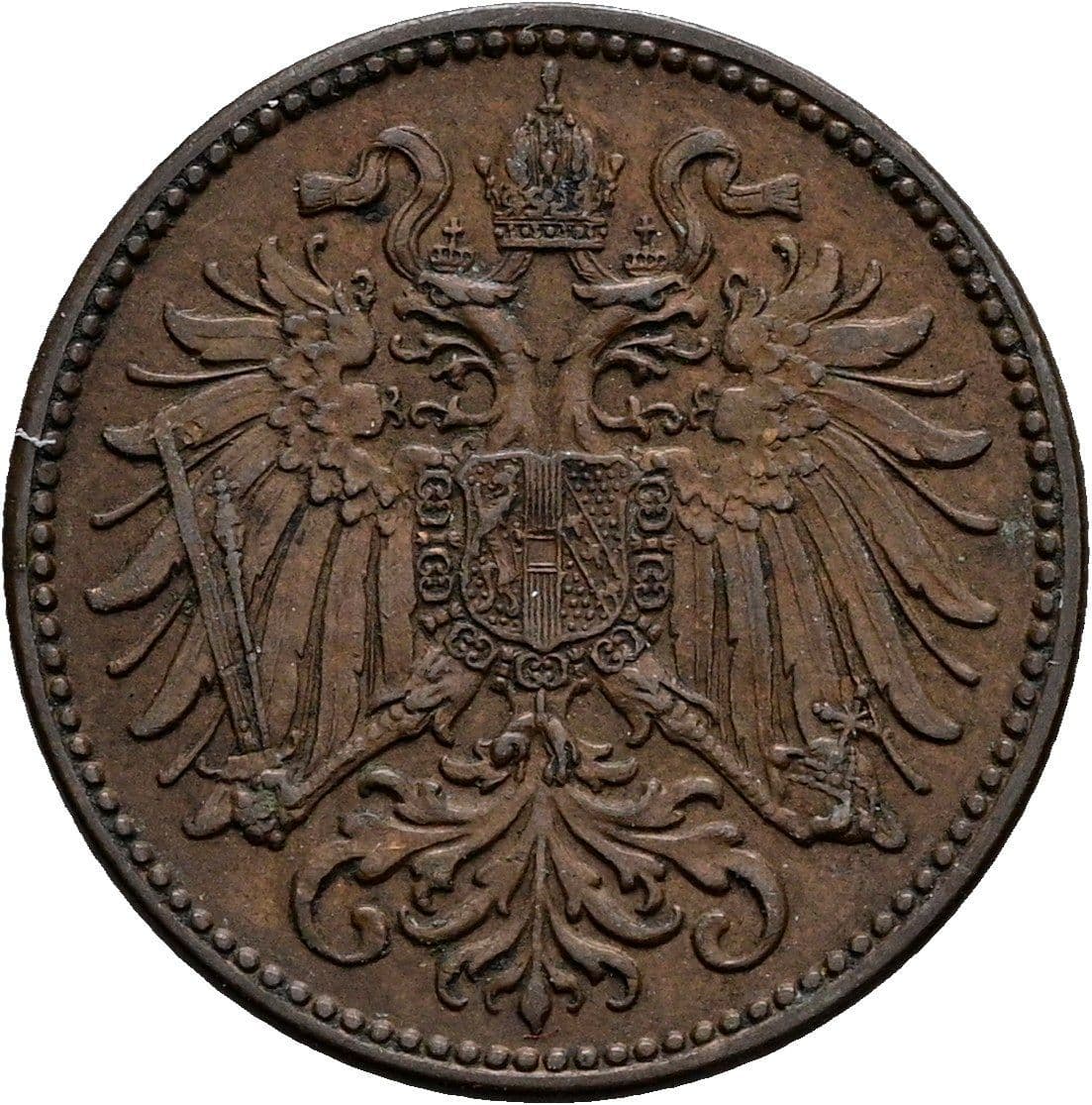 2 Heller Franz Joseph I. 1848-1916 1906 – Rückseite