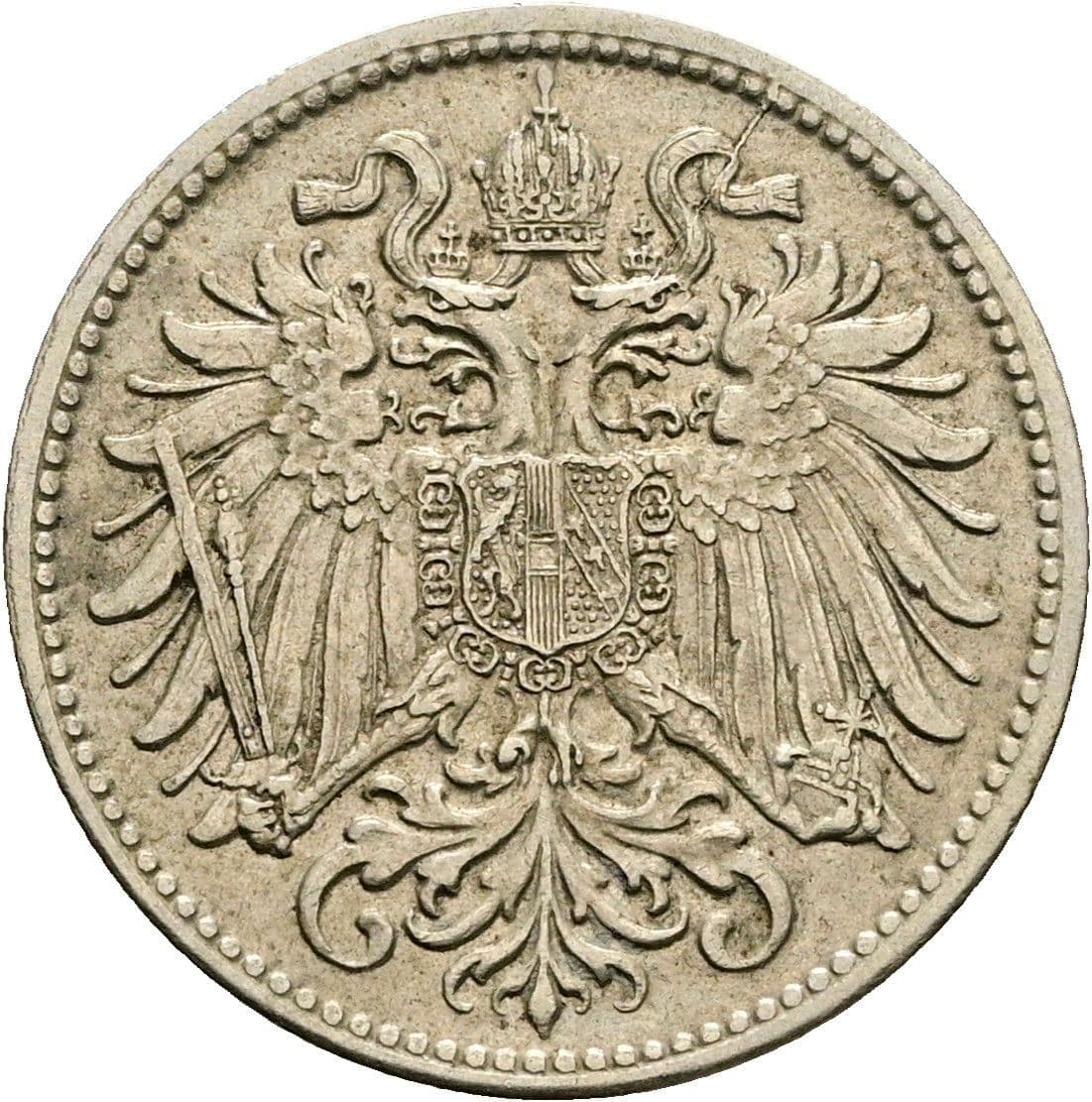 10 Heller Franz Joseph I. 1848-1916 1915 – Rückseite
