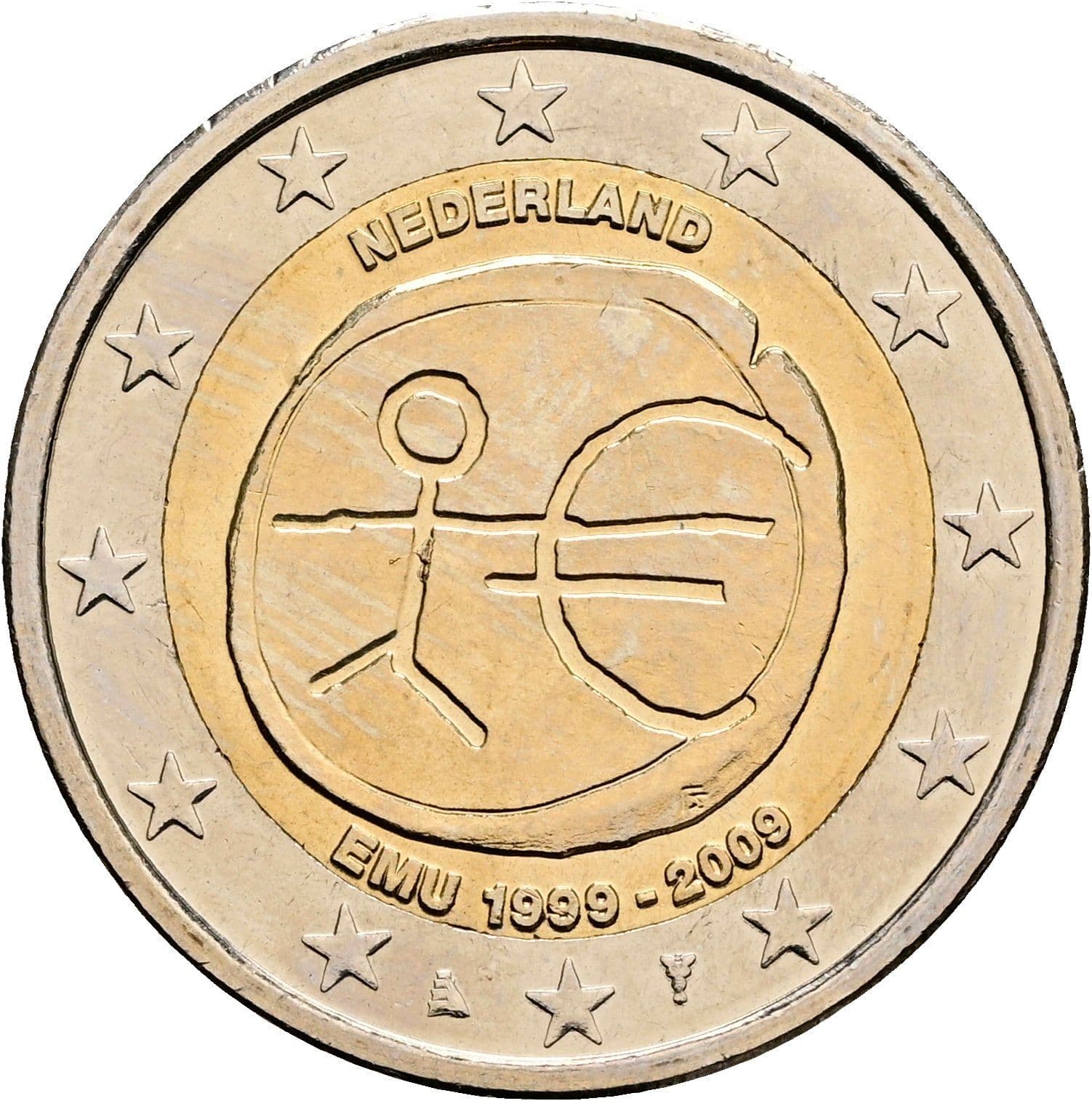 2 Euro 2009 – Rückseite