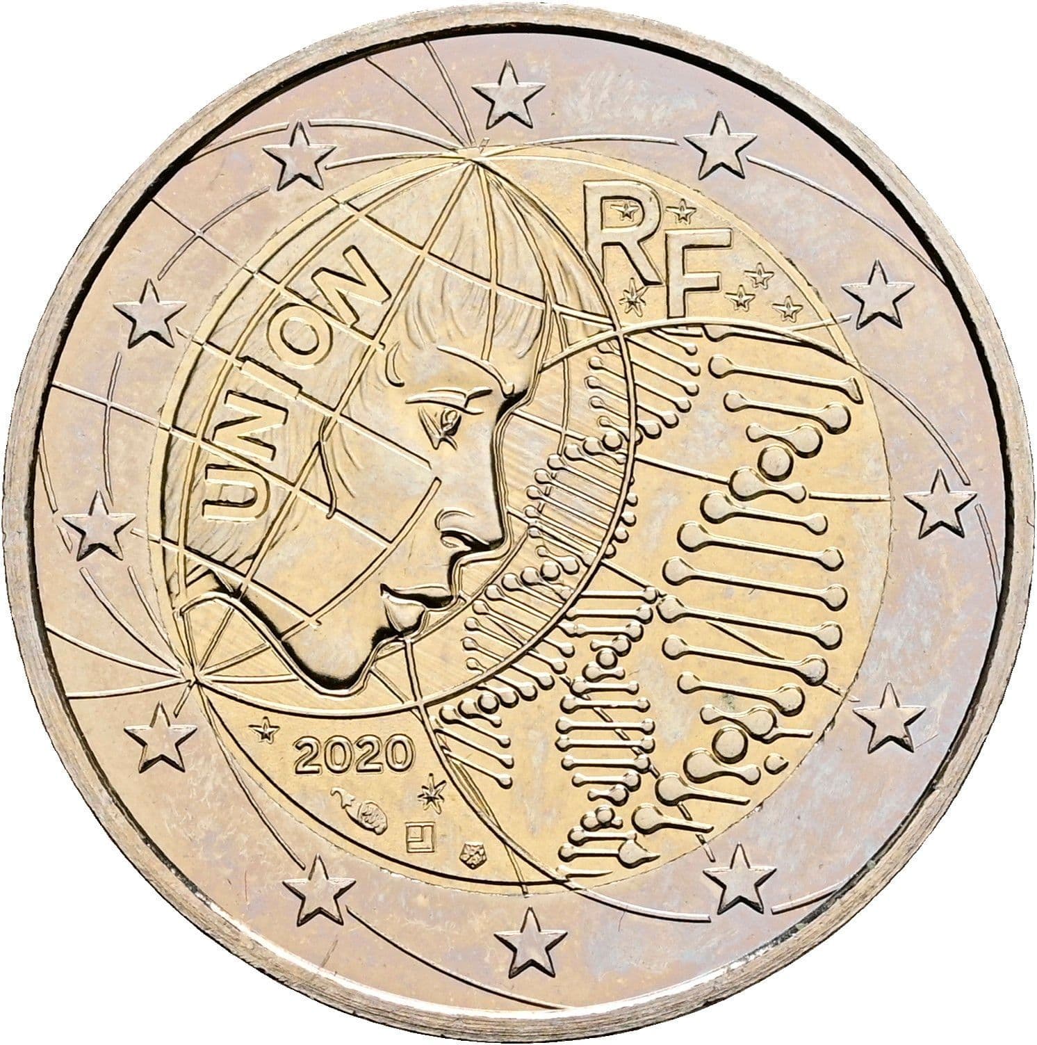 2 Euro 2020 – Rückseite