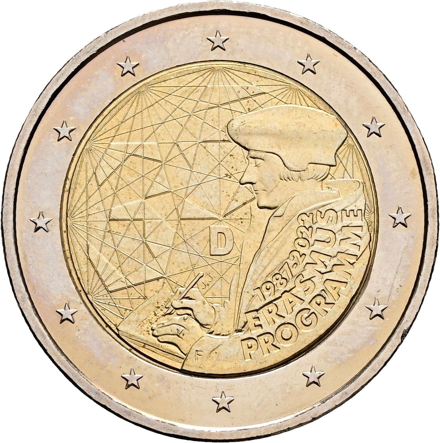 2 Euro 2022 F – Rückseite