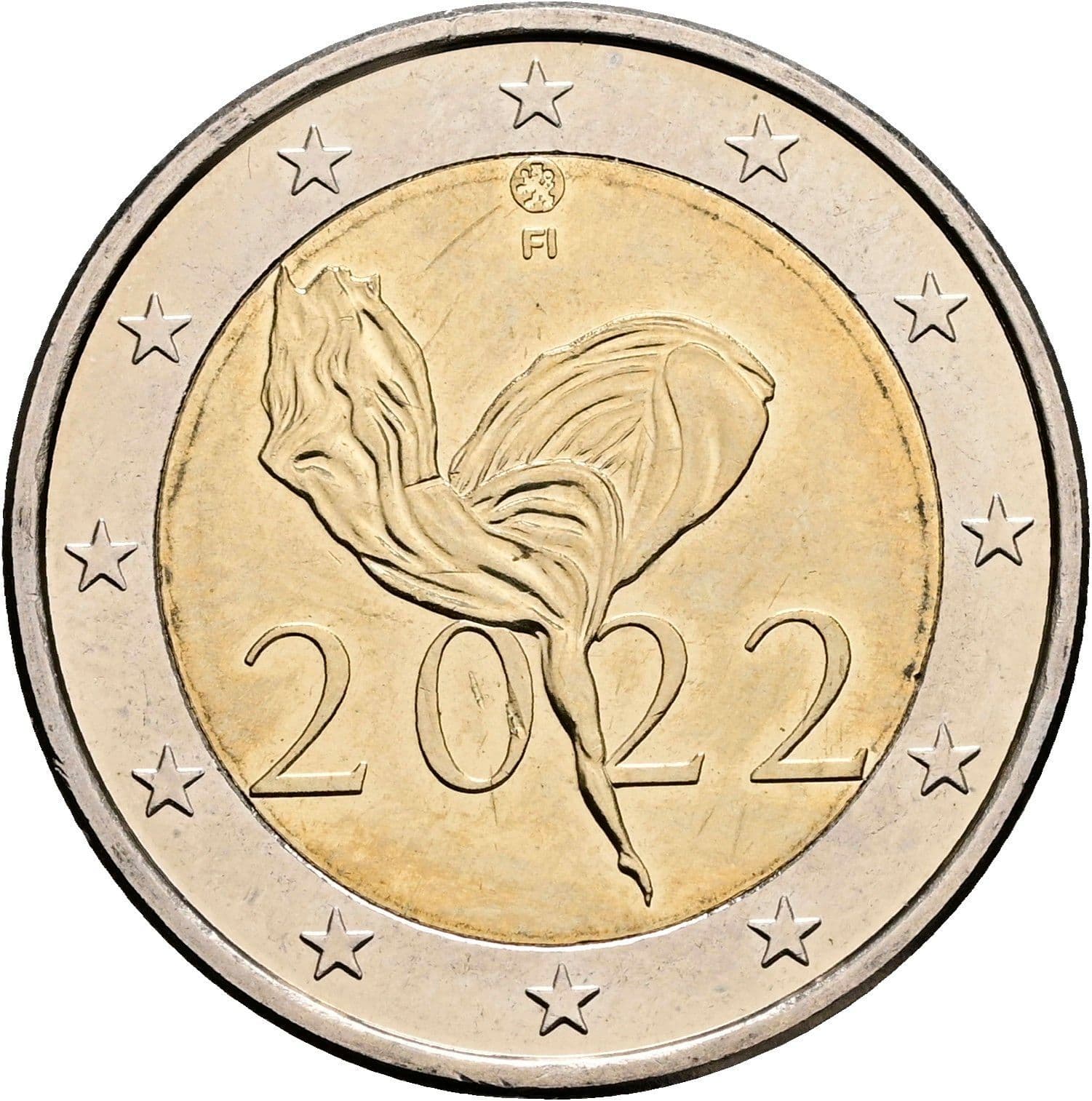 2 Euro 2022 – Rückseite