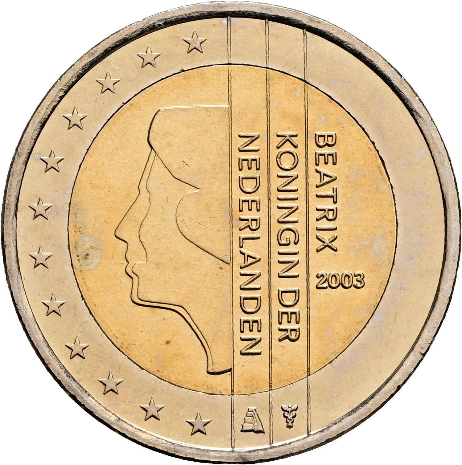 2 Euro 2003 – Rückseite
