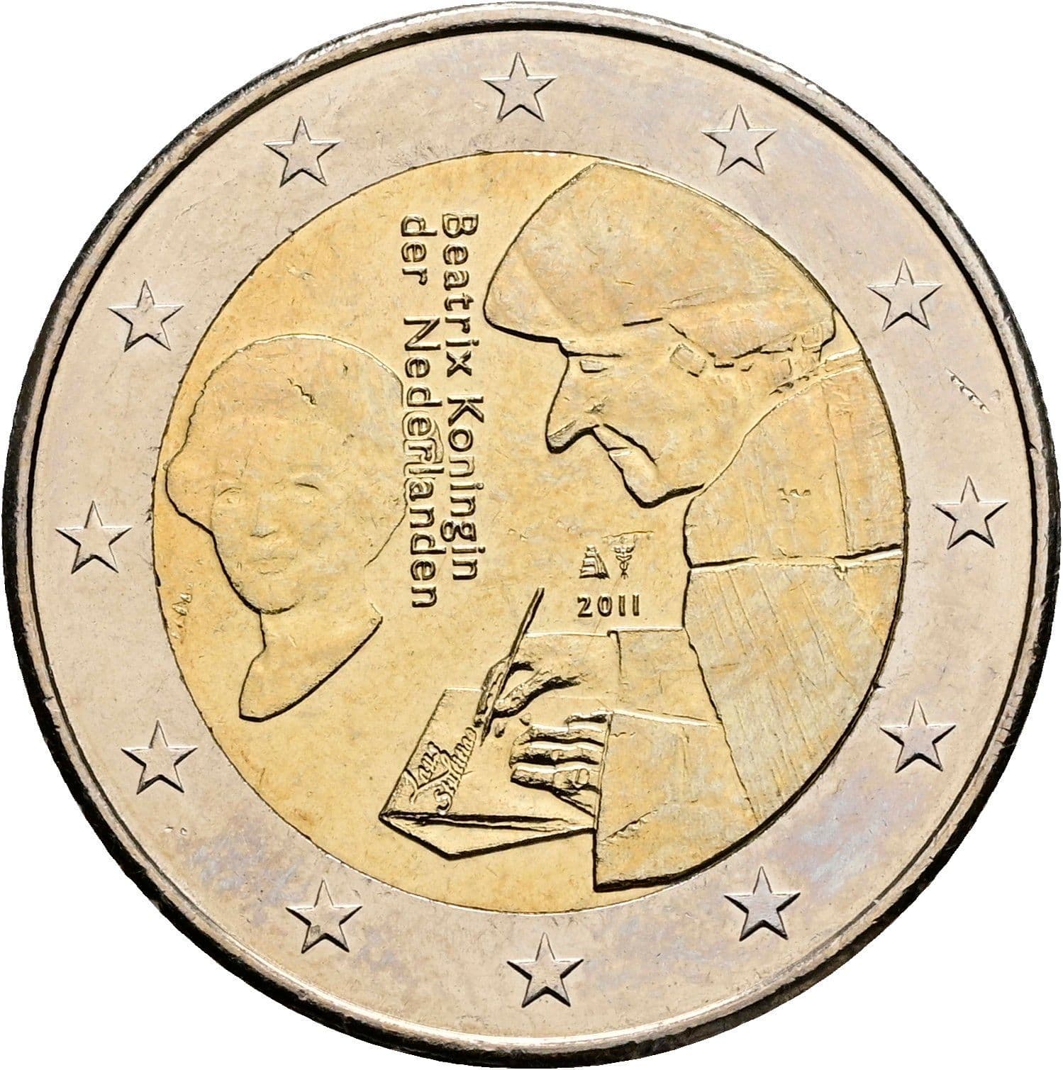 2 Euro 2011 – Rückseite