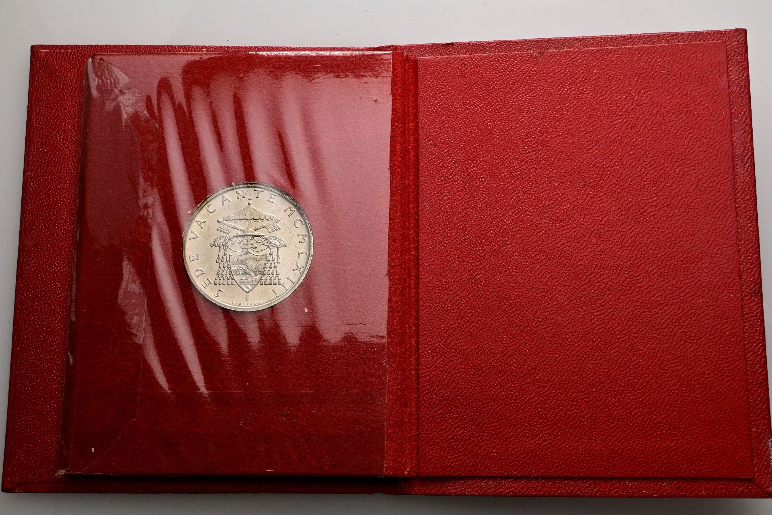 500 Lire Sedisvakanz 1963 – Rückseite