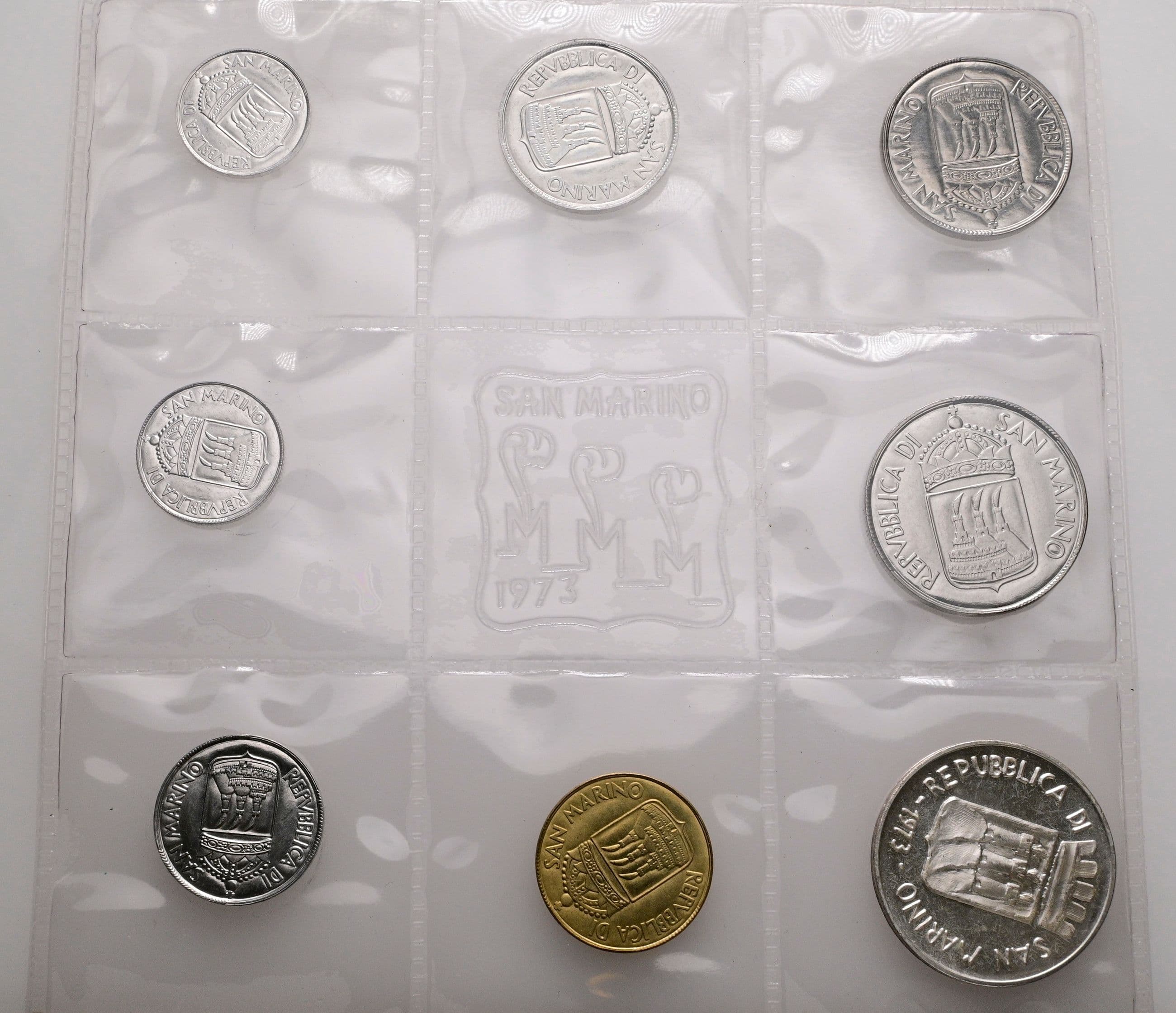 offizieller Kursmünzensatz (1 Lira - 500 Lire)