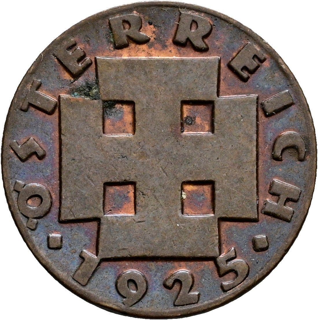 2 Groschen 1925 – Rückseite