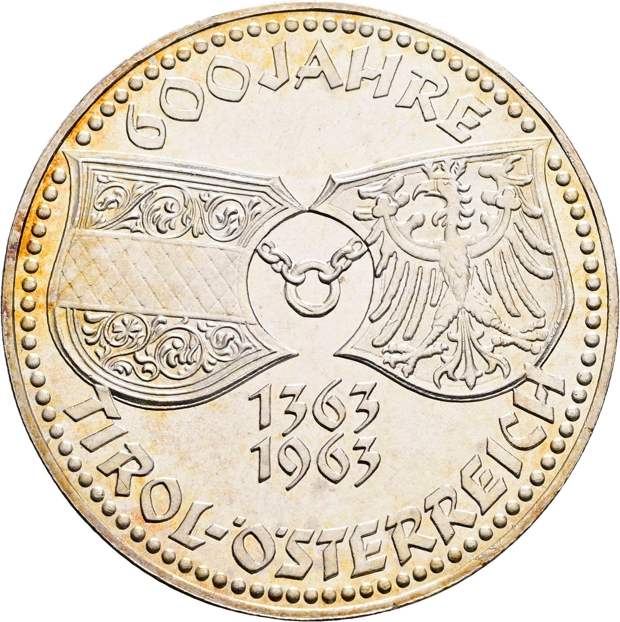 50 Schilling 1963 – Rückseite