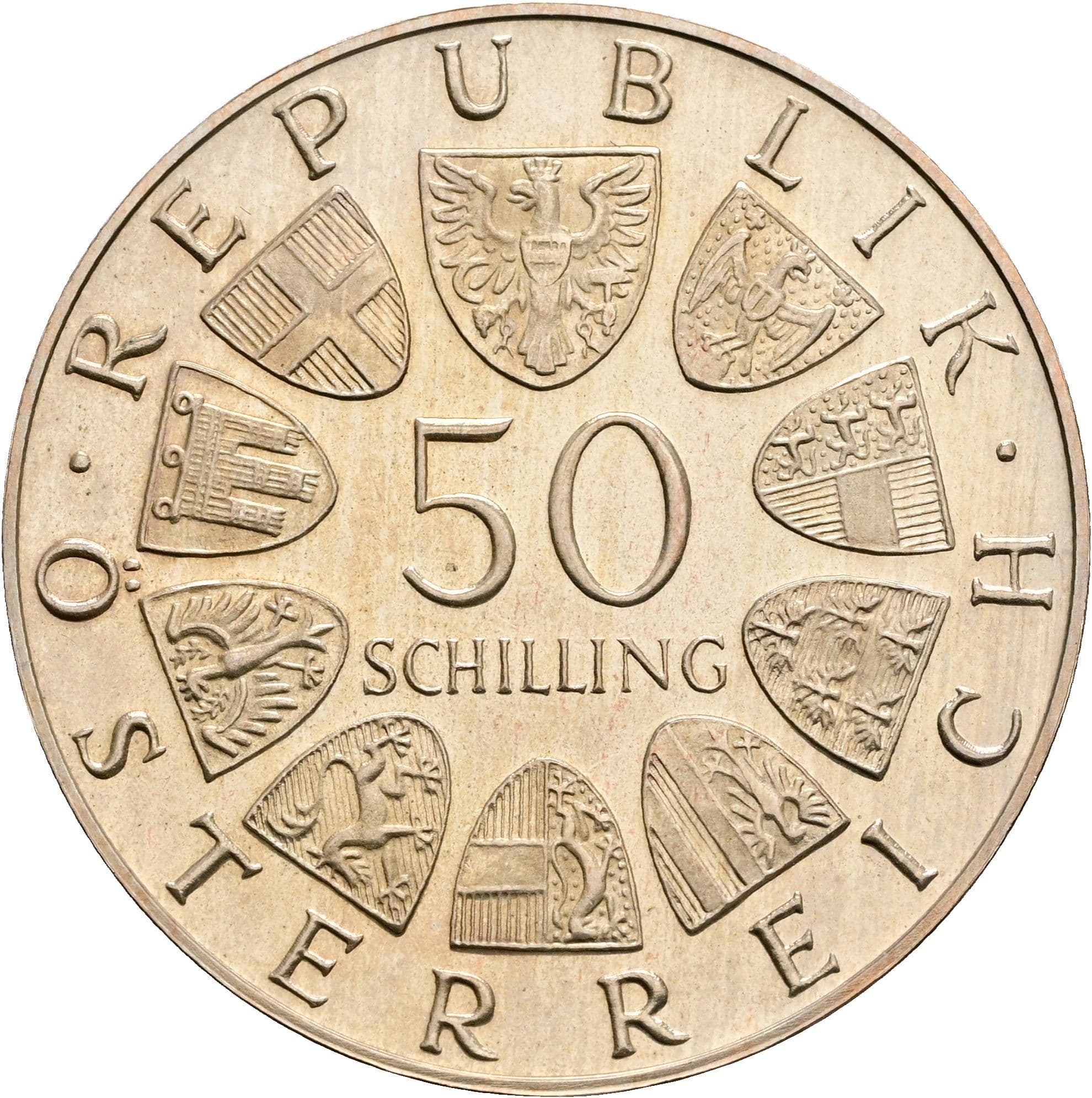 50 Schilling 1969 – Vorderseite