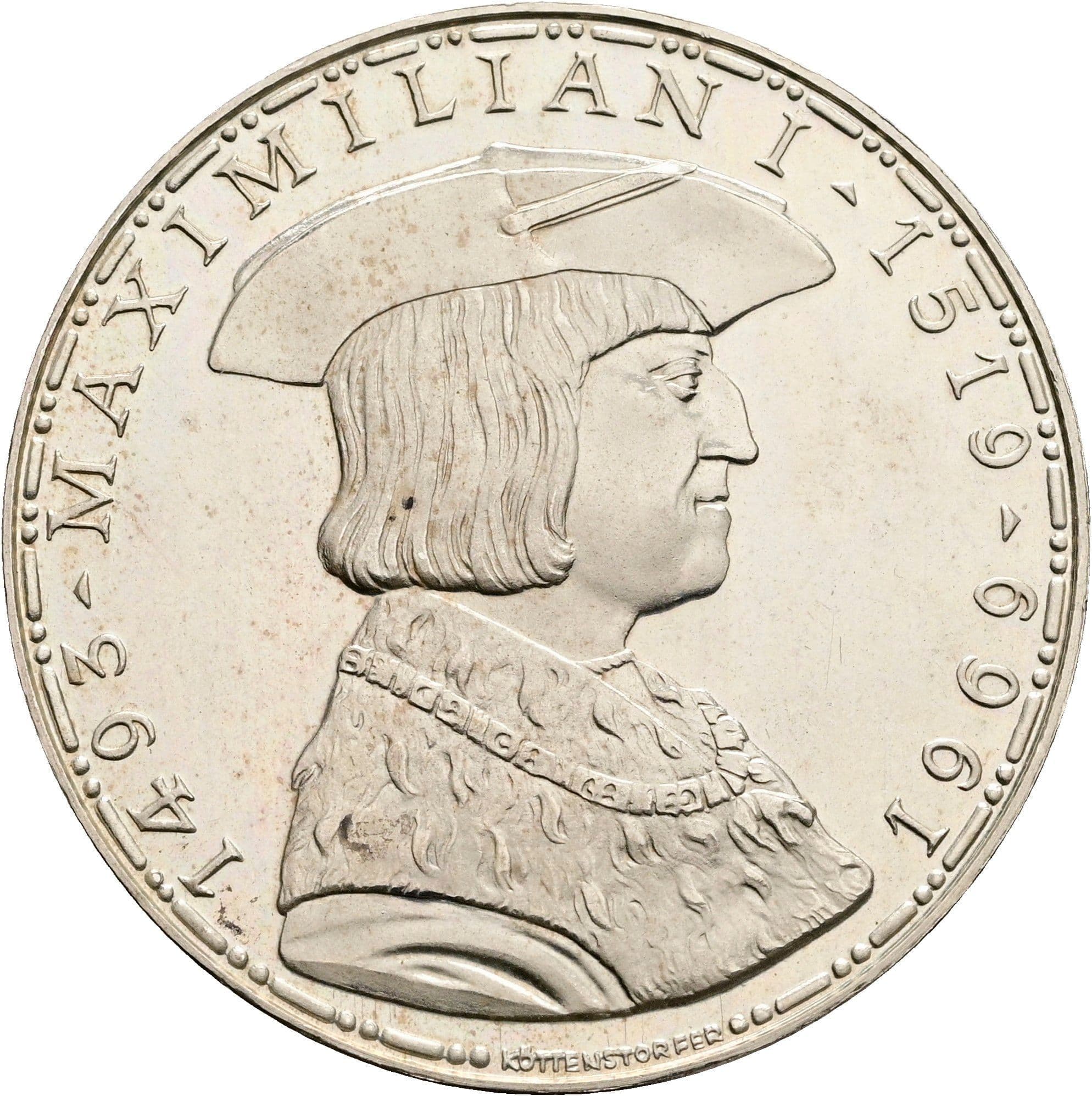 50 Schilling 1969 – Rückseite