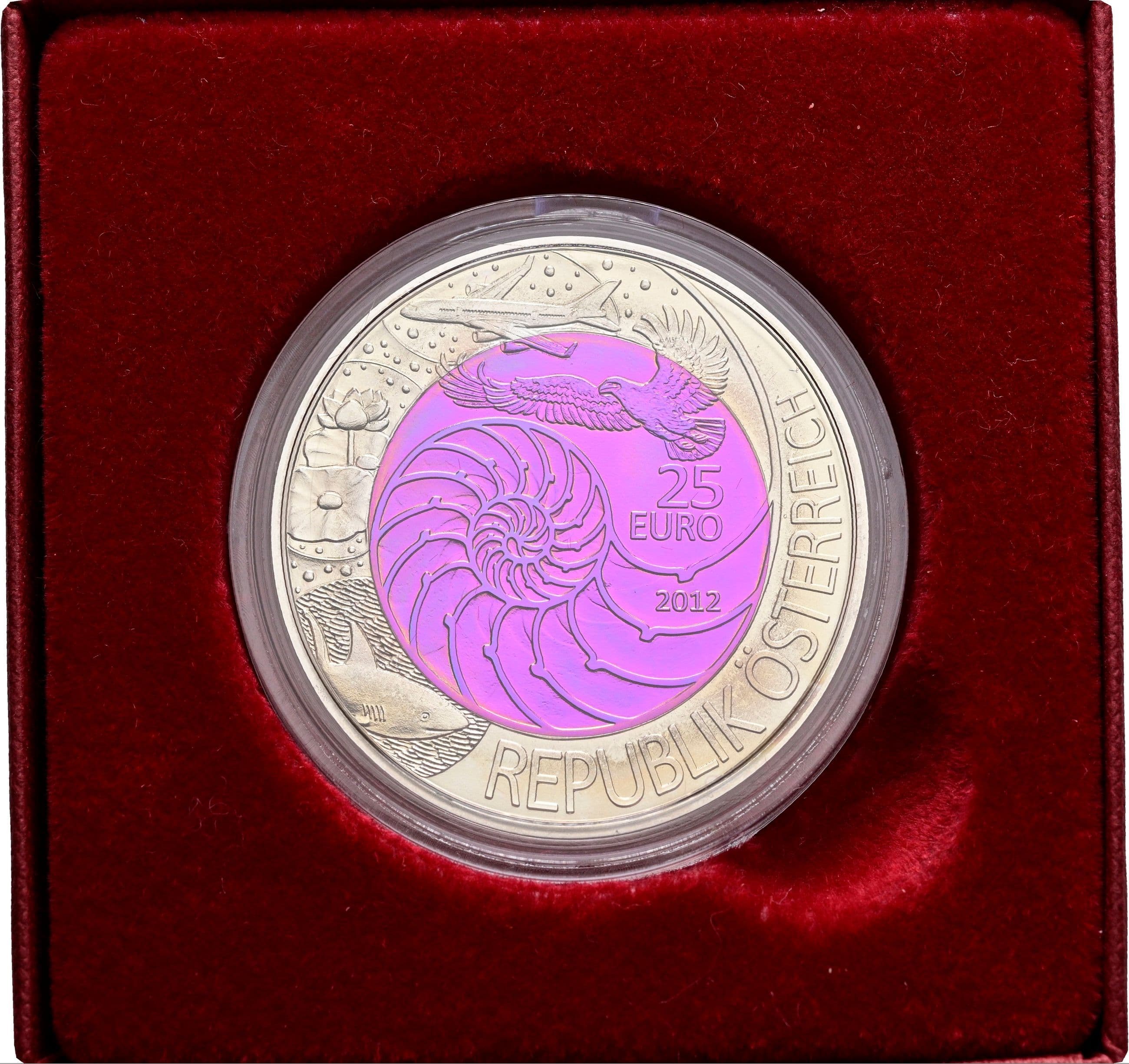 25 Euro Niob 2012 – Rückseite