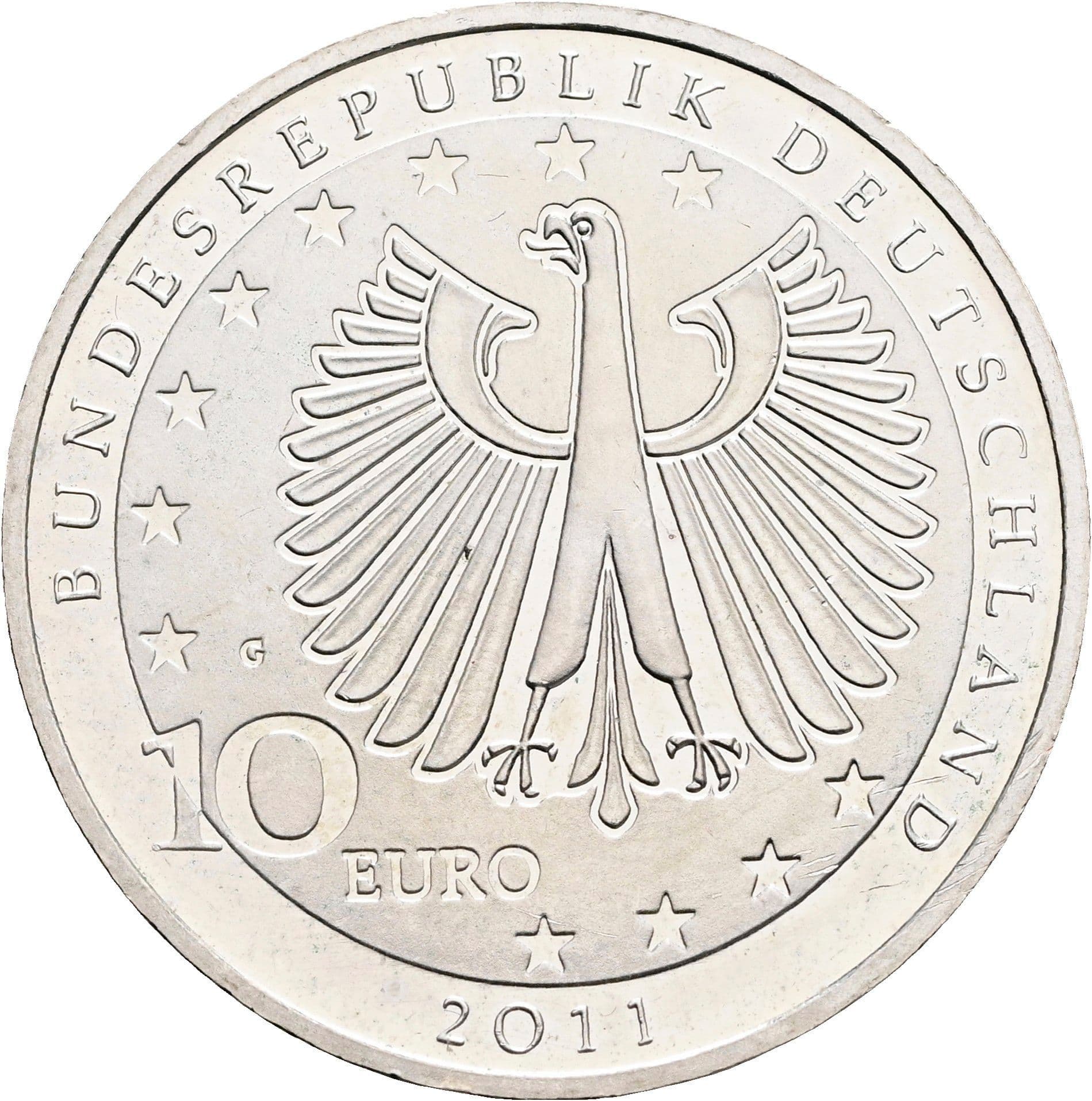 10 Euro 2011 – Rückseite
