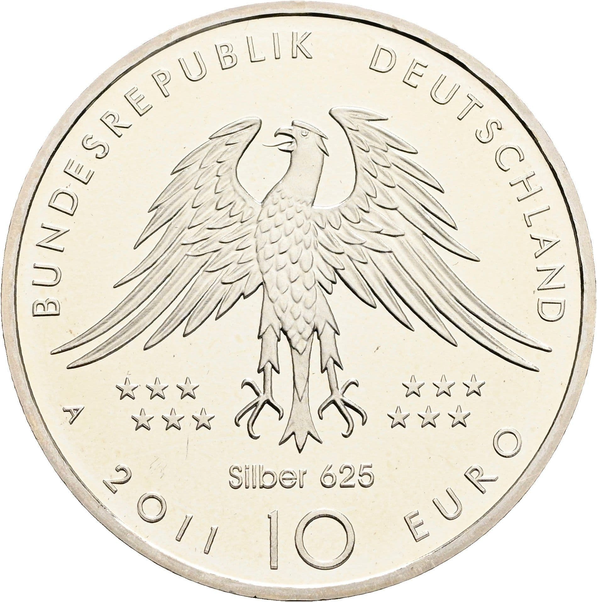 10 Euro 2011 – Rückseite
