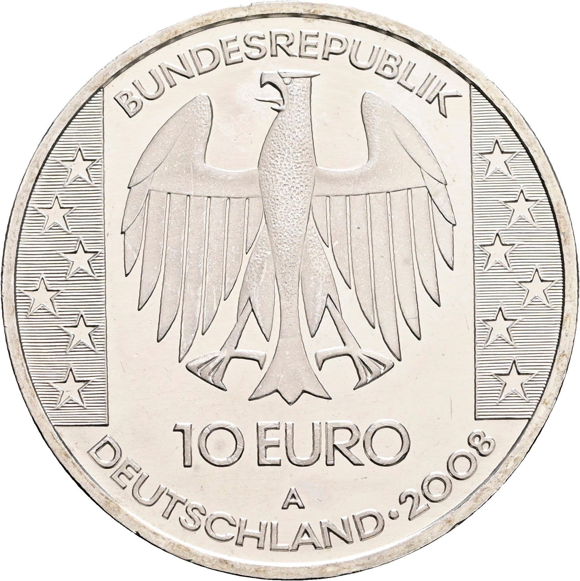 10 Euro 2008 – Rückseite