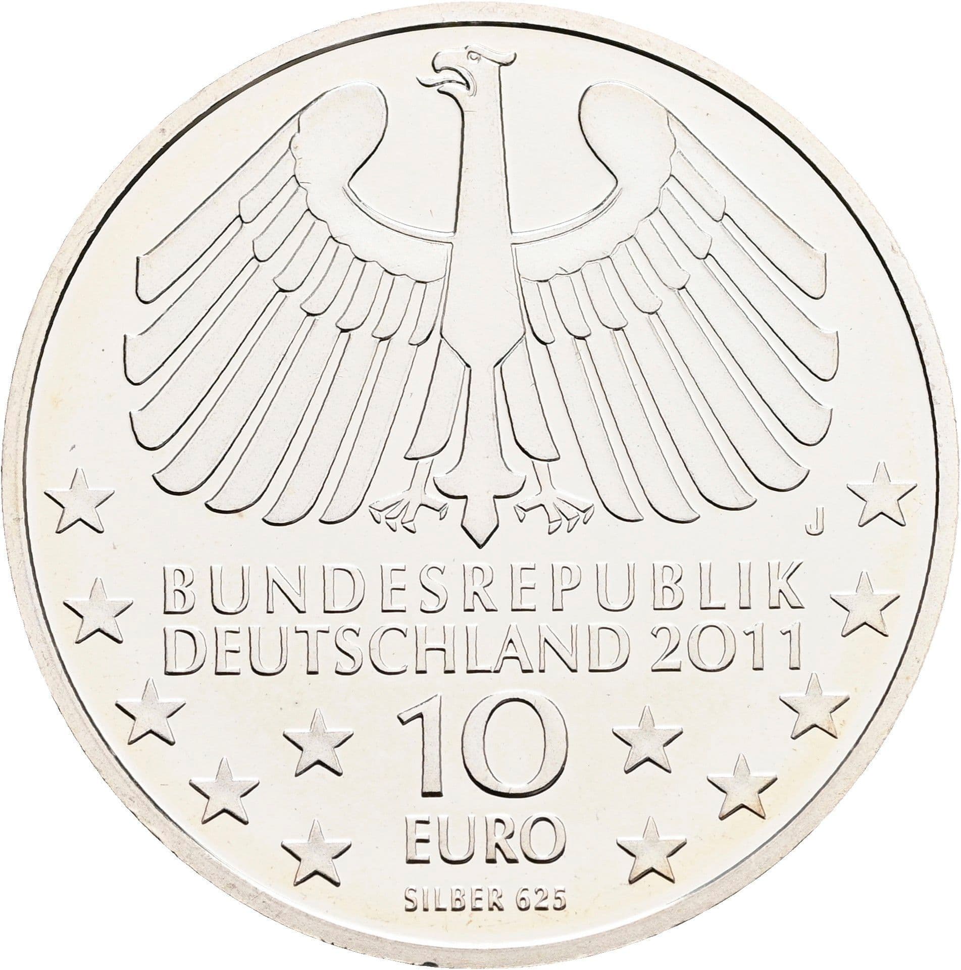 10 Euro 2011 – Rückseite