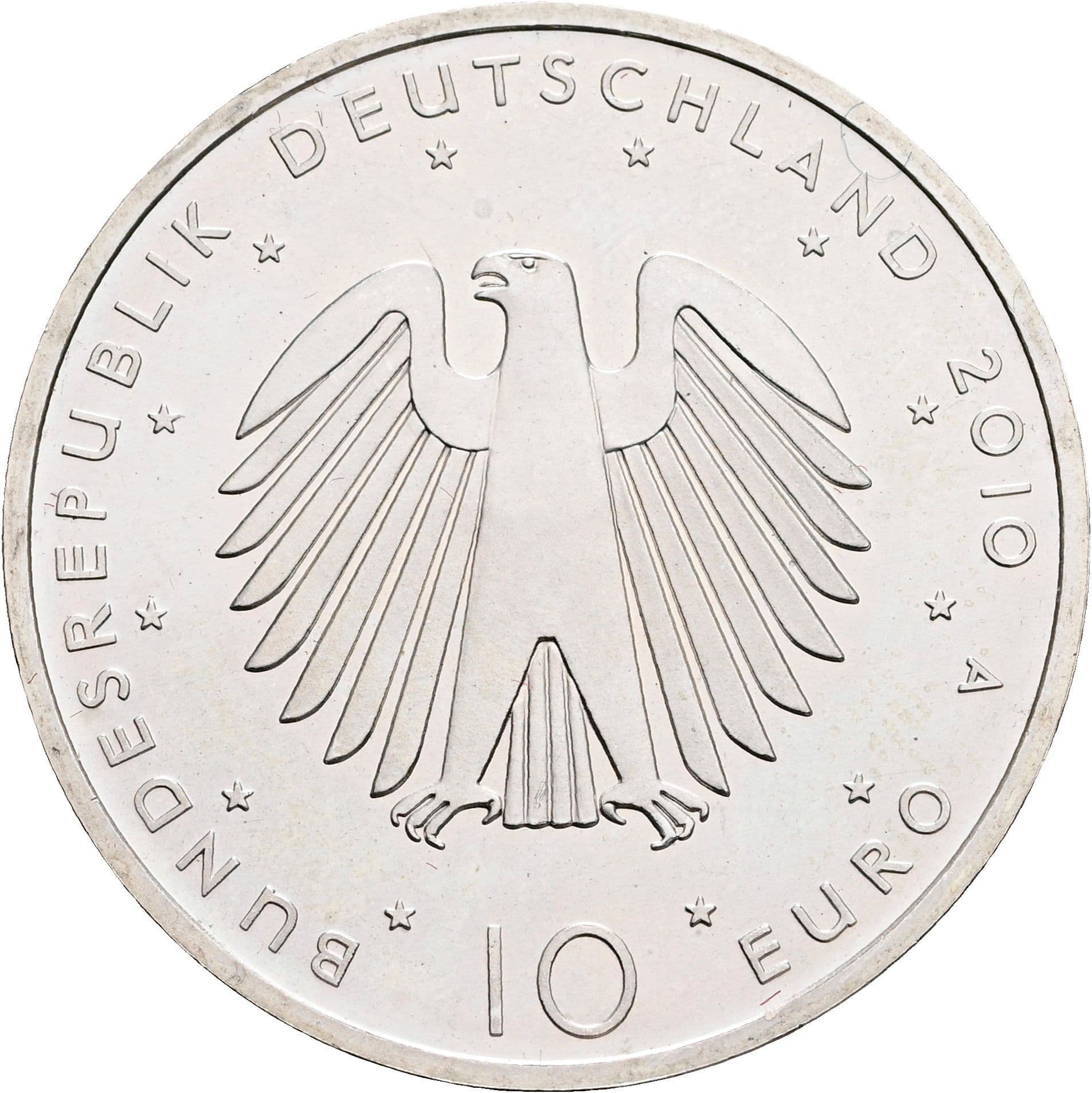10 Euro 2010 – Rückseite