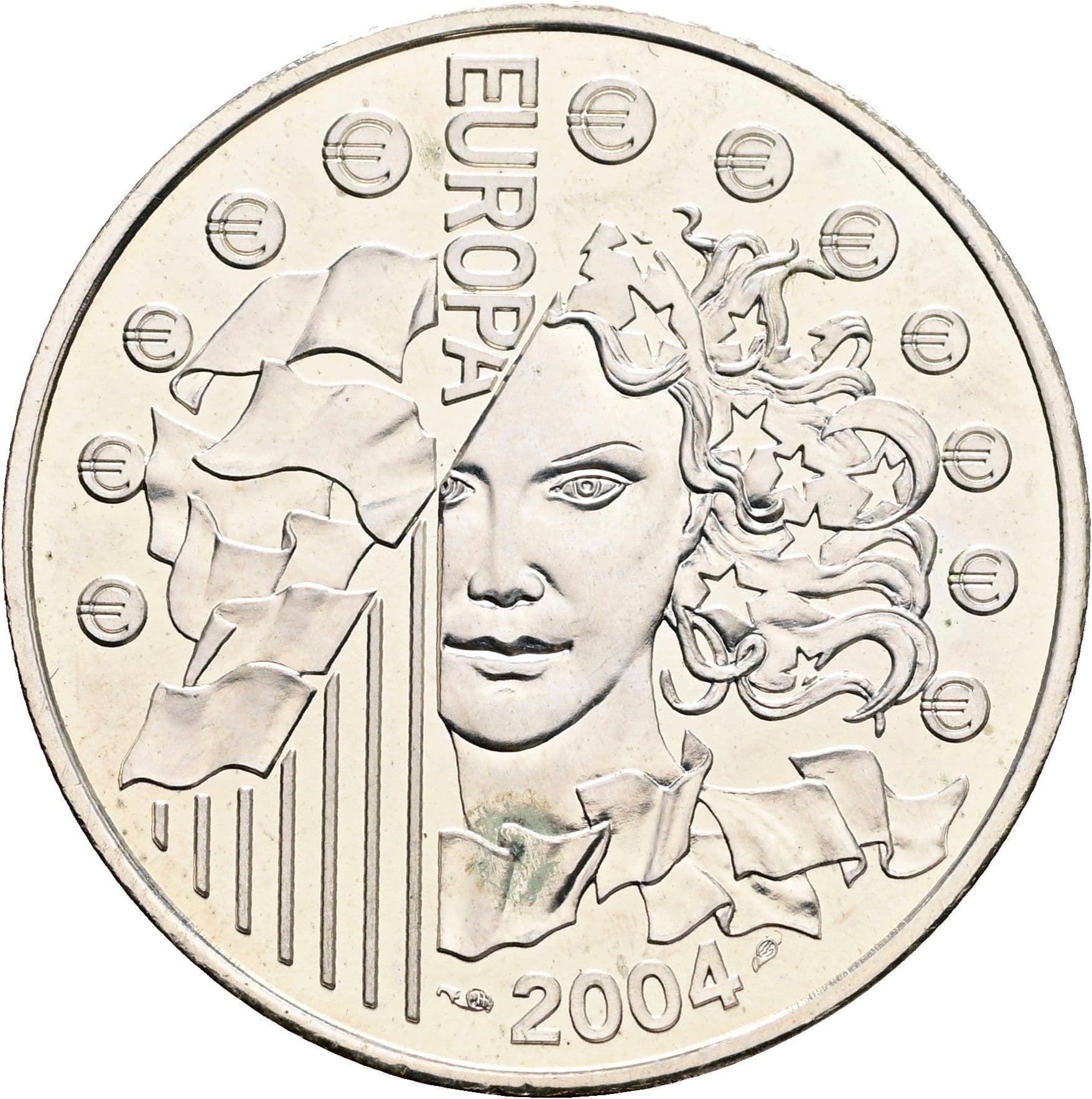 1/4 Euro 2004 – Rückseite