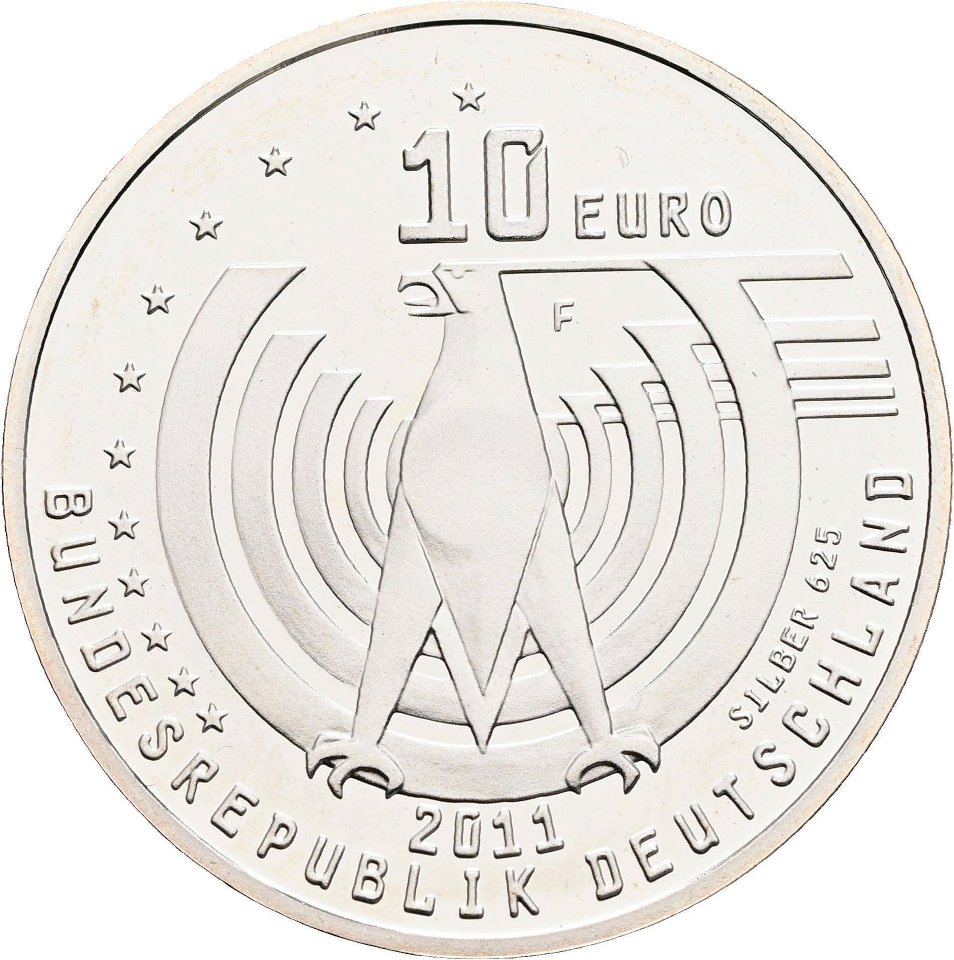 10 Euro 2011 – Rückseite