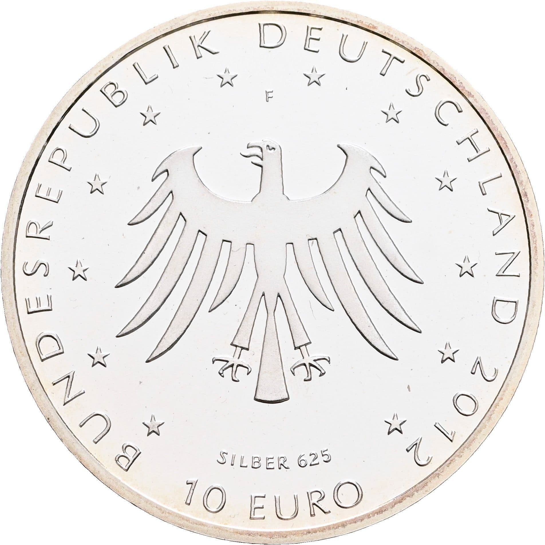 10 Euro 2012 – Rückseite