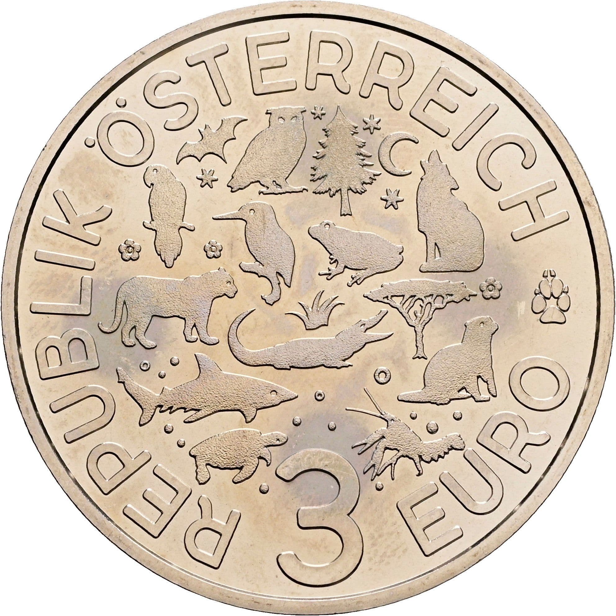 3 Euro 2018 – Rückseite