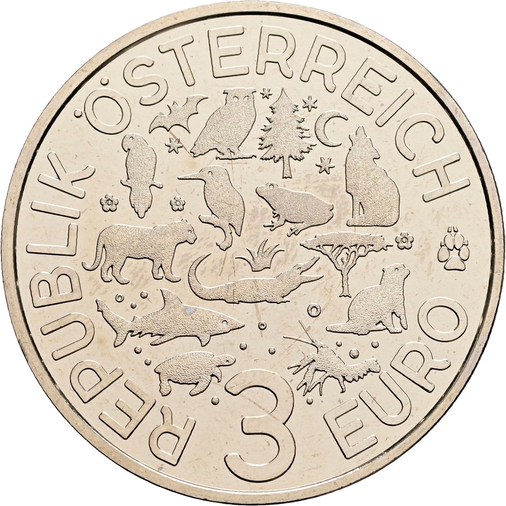 3 Euro 2010 – Rückseite
