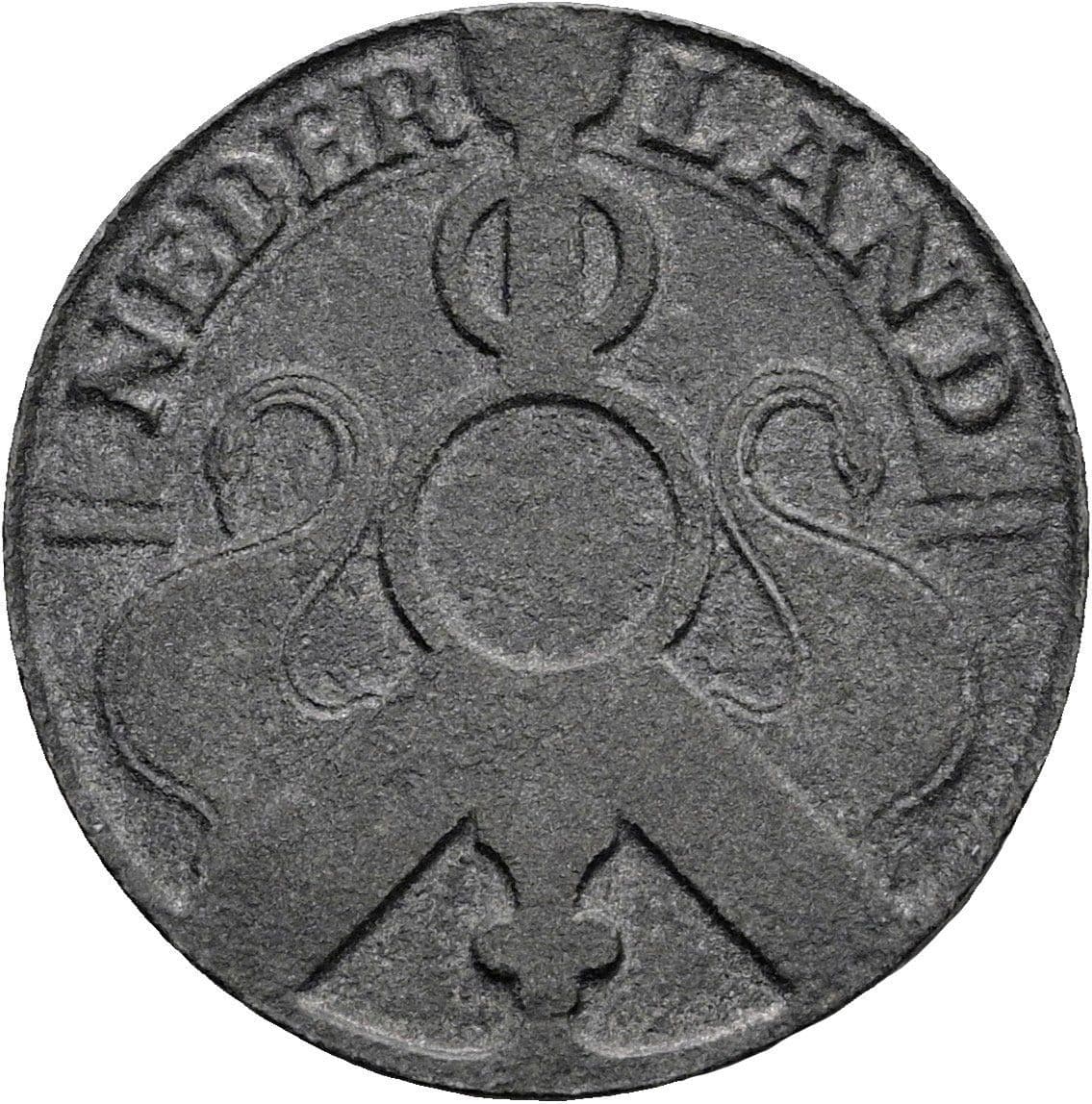 2 1/2 Cent Wilhelmina 1890-1948 1941 – Rückseite