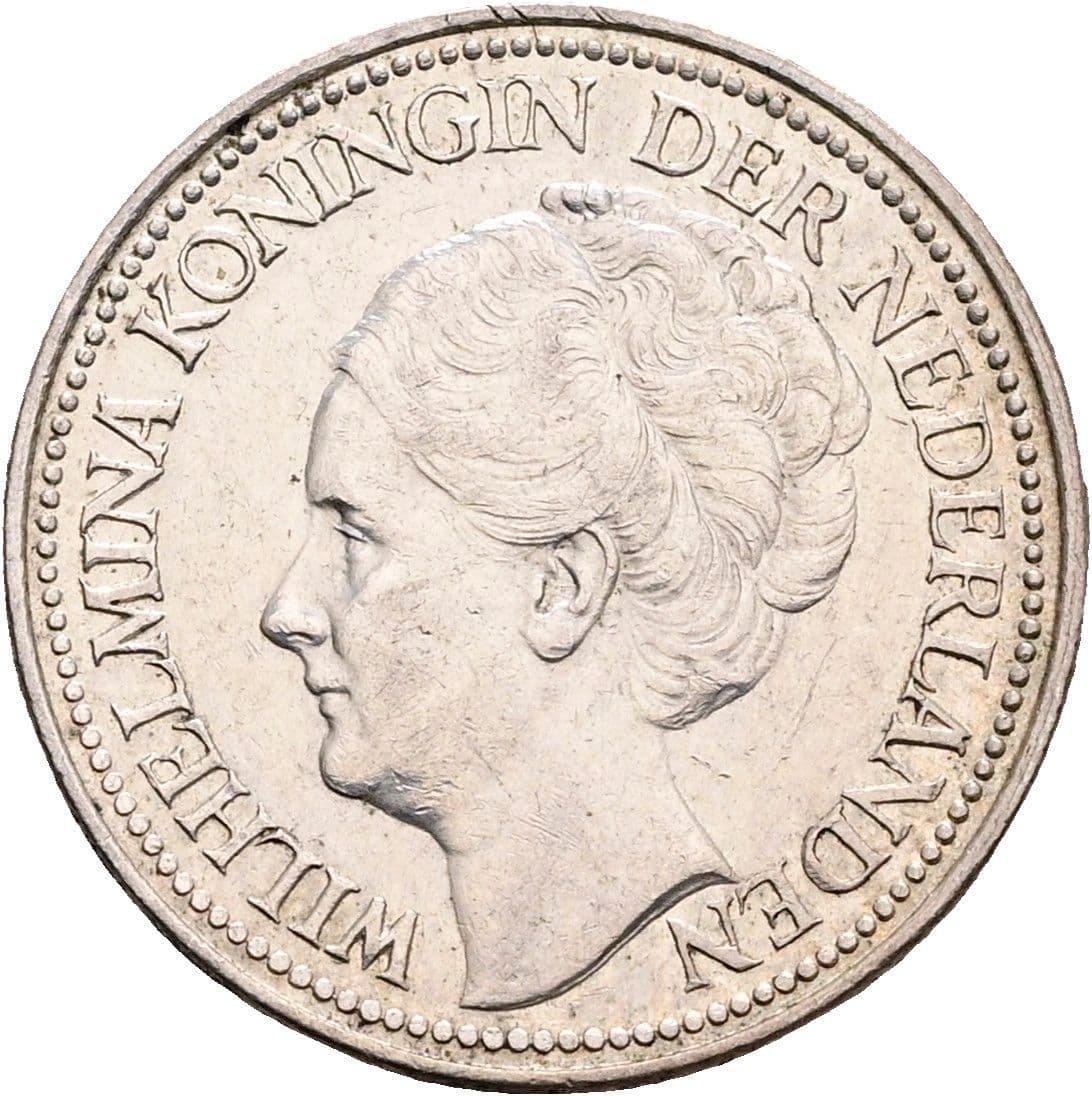 25 Cents Wilhelmina 1890-1948 1940 – Rückseite