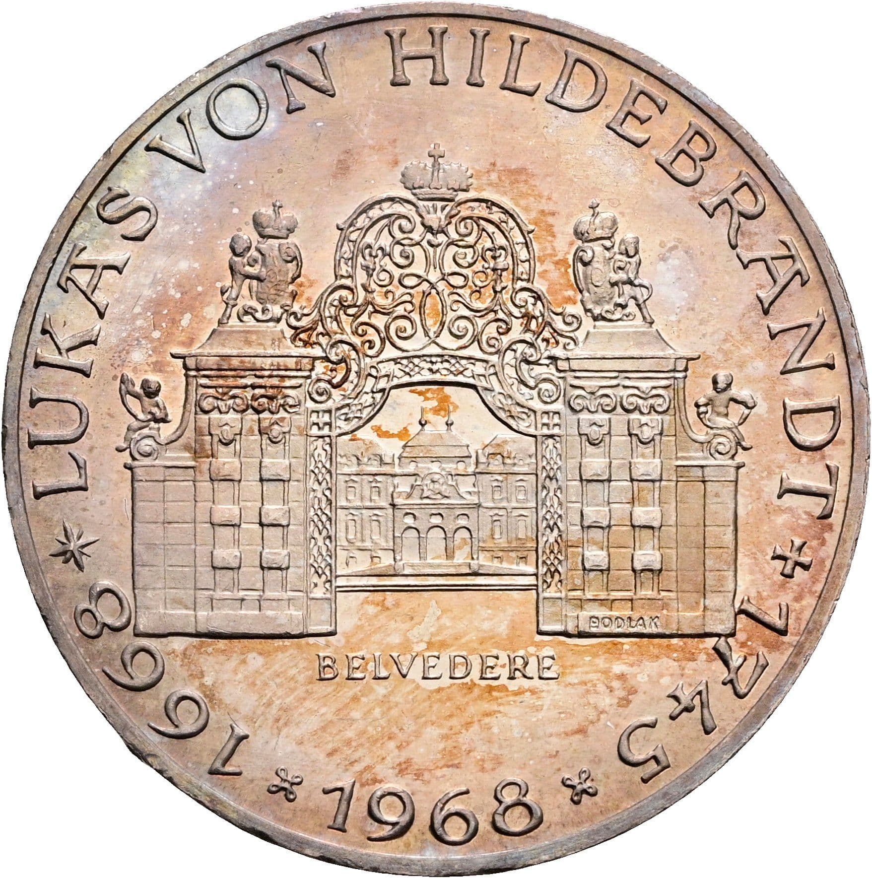 25 Schilling 1968 – Vorderseite