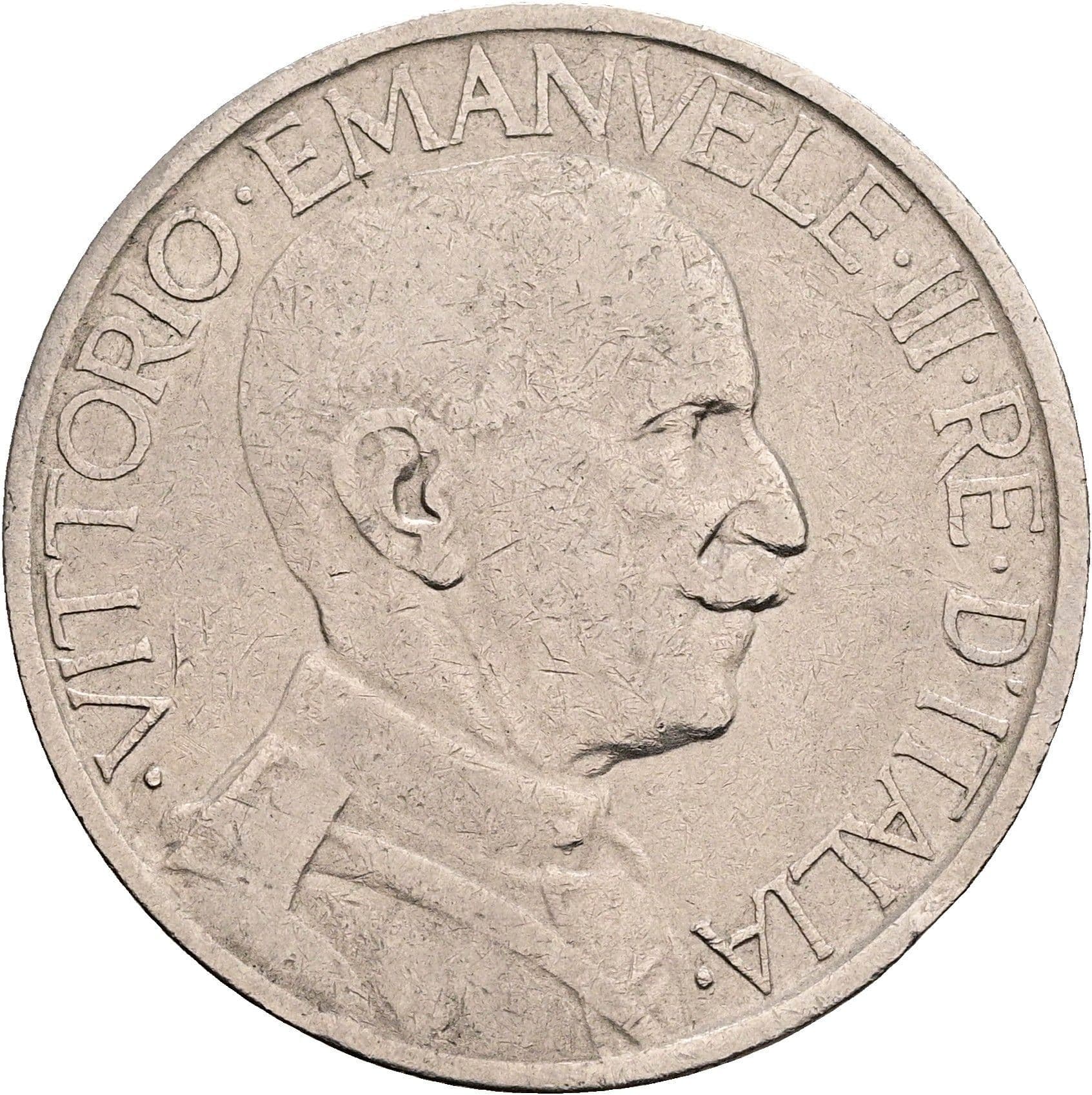 2 Lire Vittorio Emanuele III. 1900-1946 1924 – Rückseite