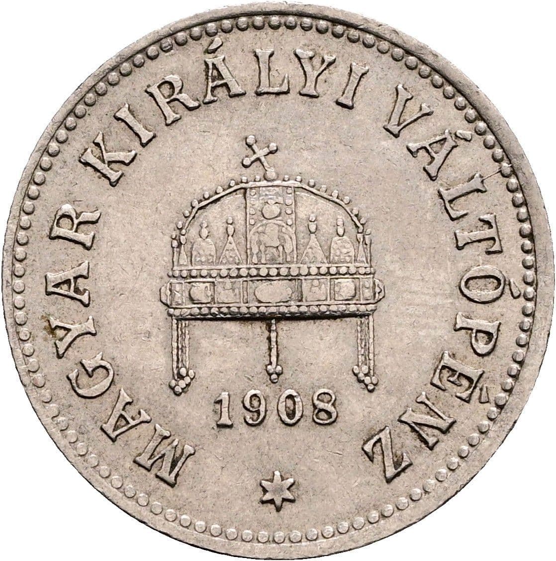 10 Filler Franz Joseph I. 1848-1916 1908 KB – Rückseite