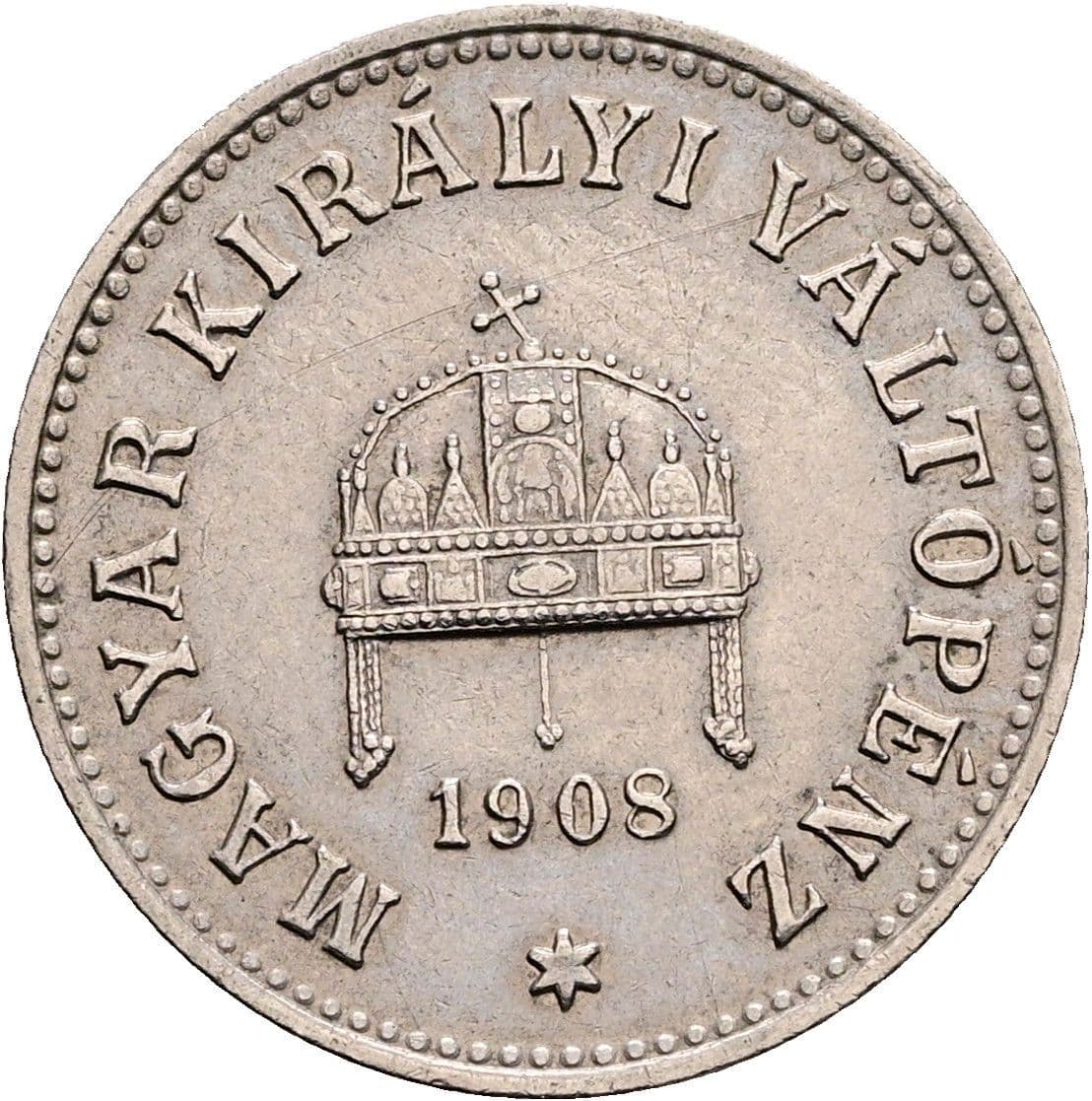 10 Filler Franz Joseph I. 1848-1916 1908 KB – Rückseite