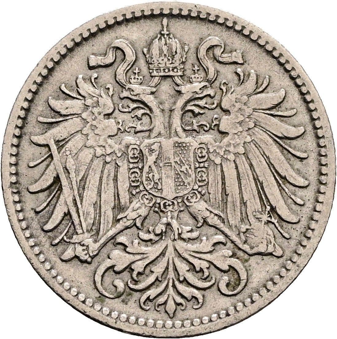 10 Heller Franz Joseph I. 1848-1916 1909 – Rückseite