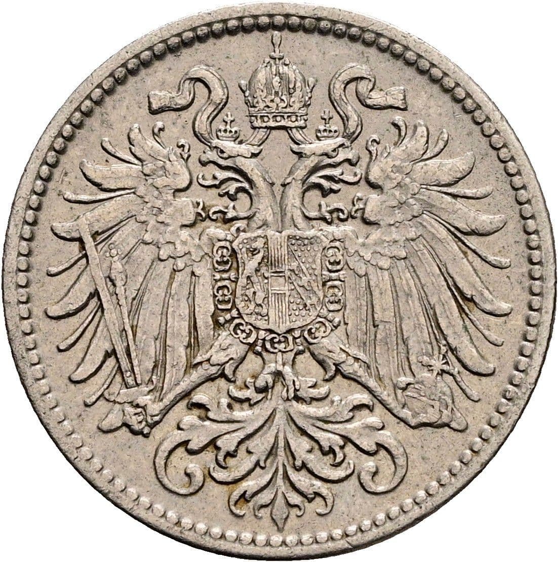 10 Heller Franz Joseph I. 1848-1916 1909 – Rückseite