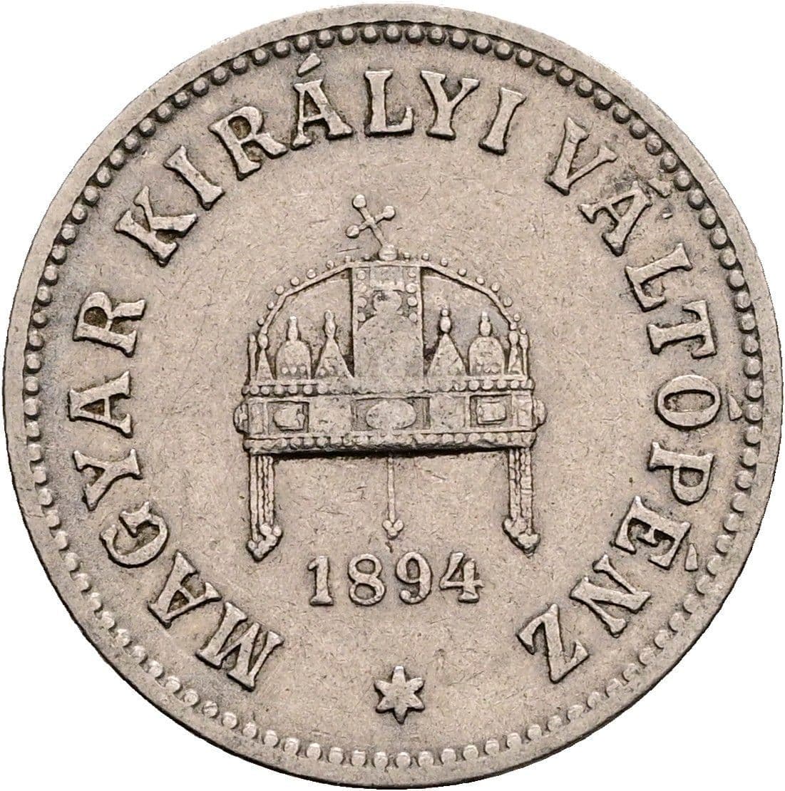 10 Filler Franz Joseph I. 1848-1916 1894 KB – Rückseite
