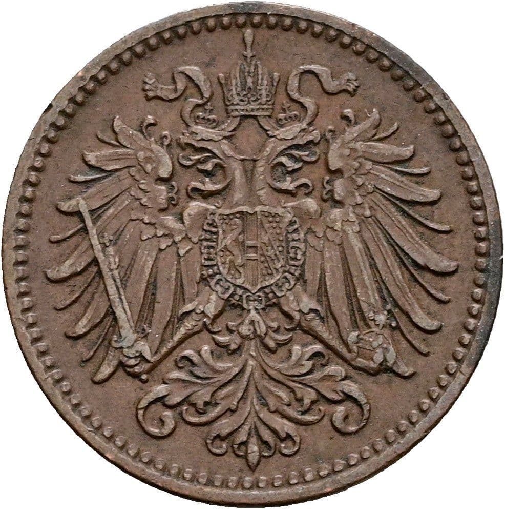 1 Heller Franz Joseph I. 1848-1916 1911 – Rückseite
