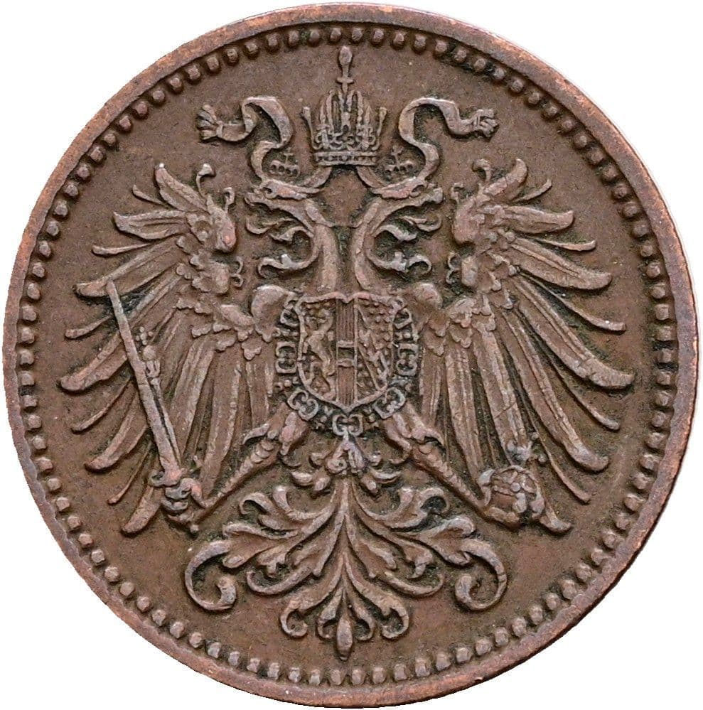 1 Heller Franz Joseph I. 1848-1916 1914 – Rückseite