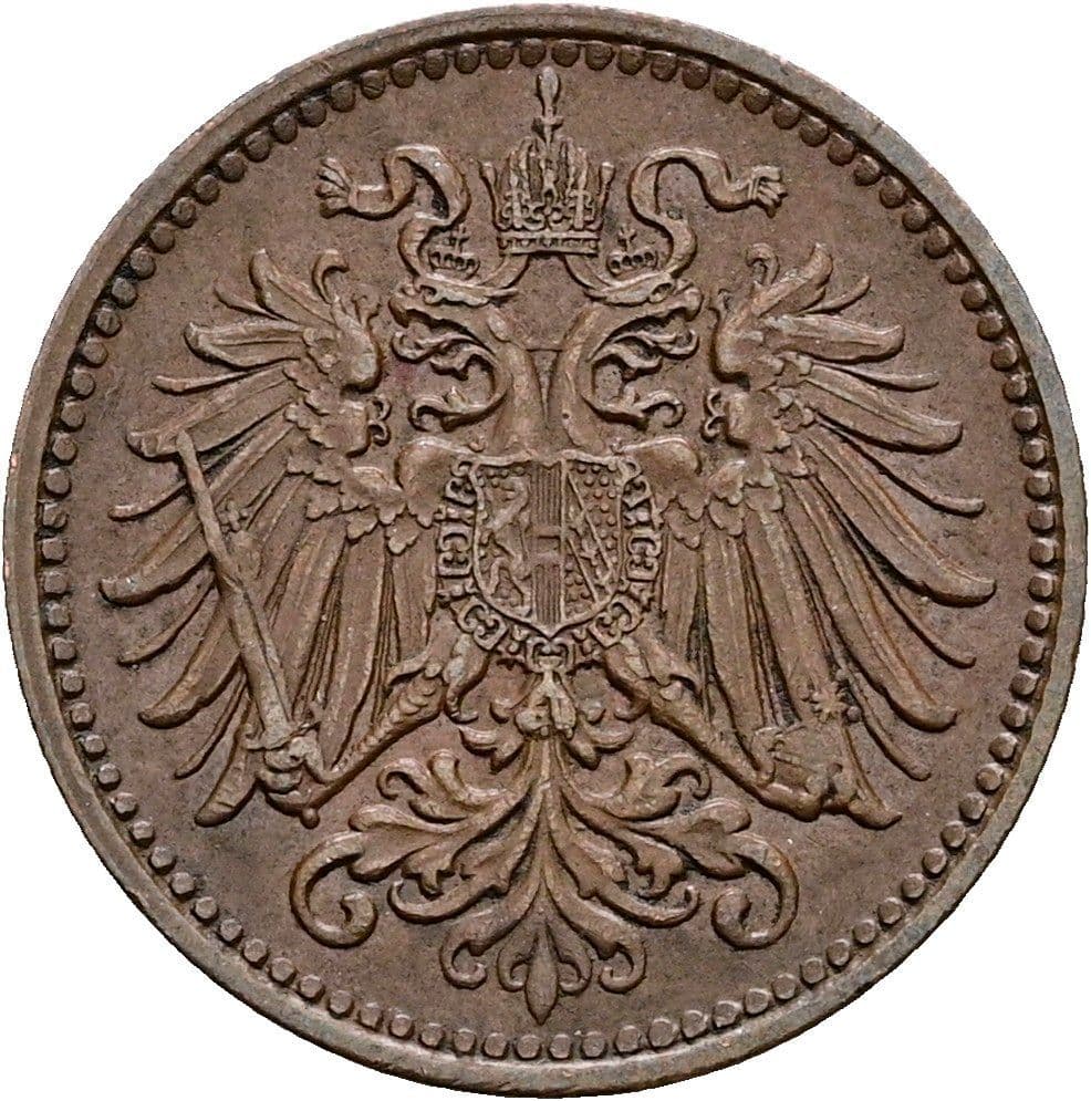 1 Heller Franz Joseph I. 1848-1916 1914 – Rückseite