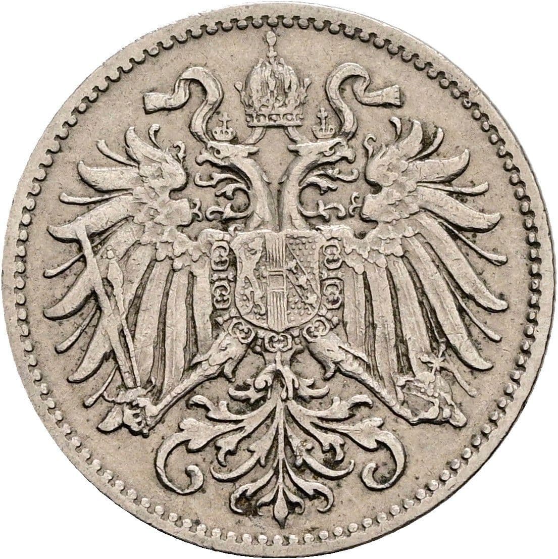 10 Heller Franz Joseph I. 1848-1916 1893 – Rückseite