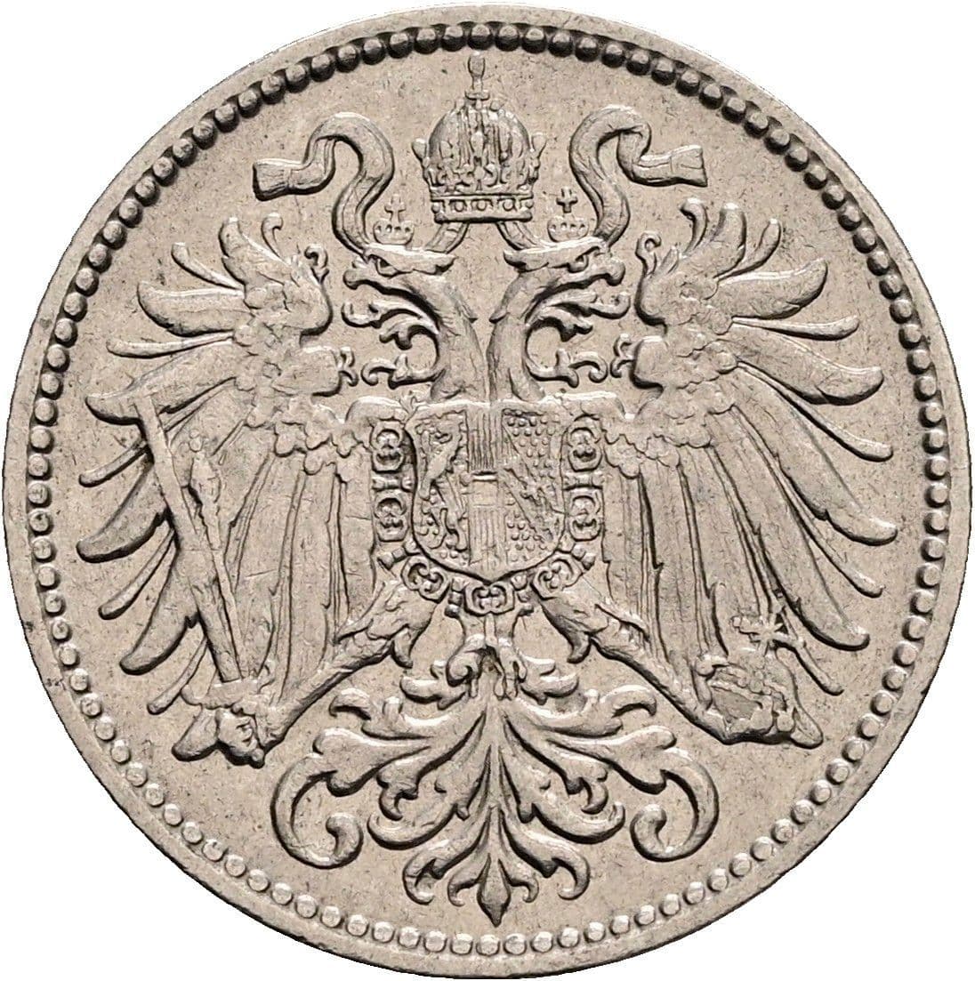 10 Heller Franz Joseph I. 1848-1916 1910 – Rückseite