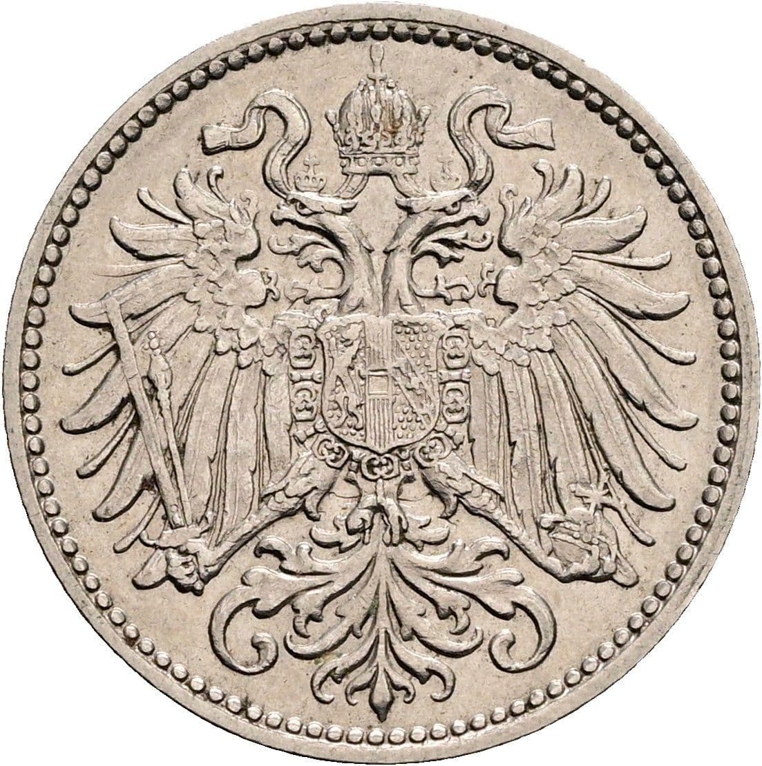 10 Heller Franz Joseph I. 1848-1916 1895 – Rückseite