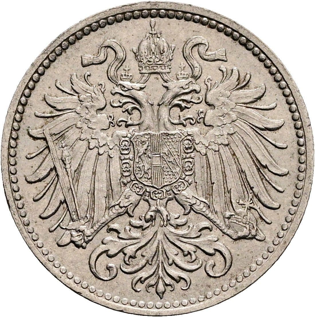 10 Heller Franz Joseph I. 1848-1916 1895 – Rückseite