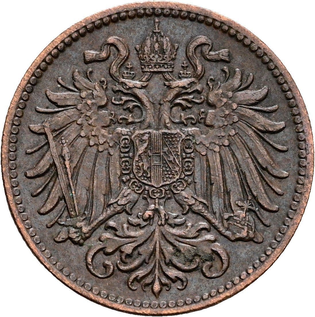2 Heller Franz Joseph I. 1848-1916 1915 – Rückseite