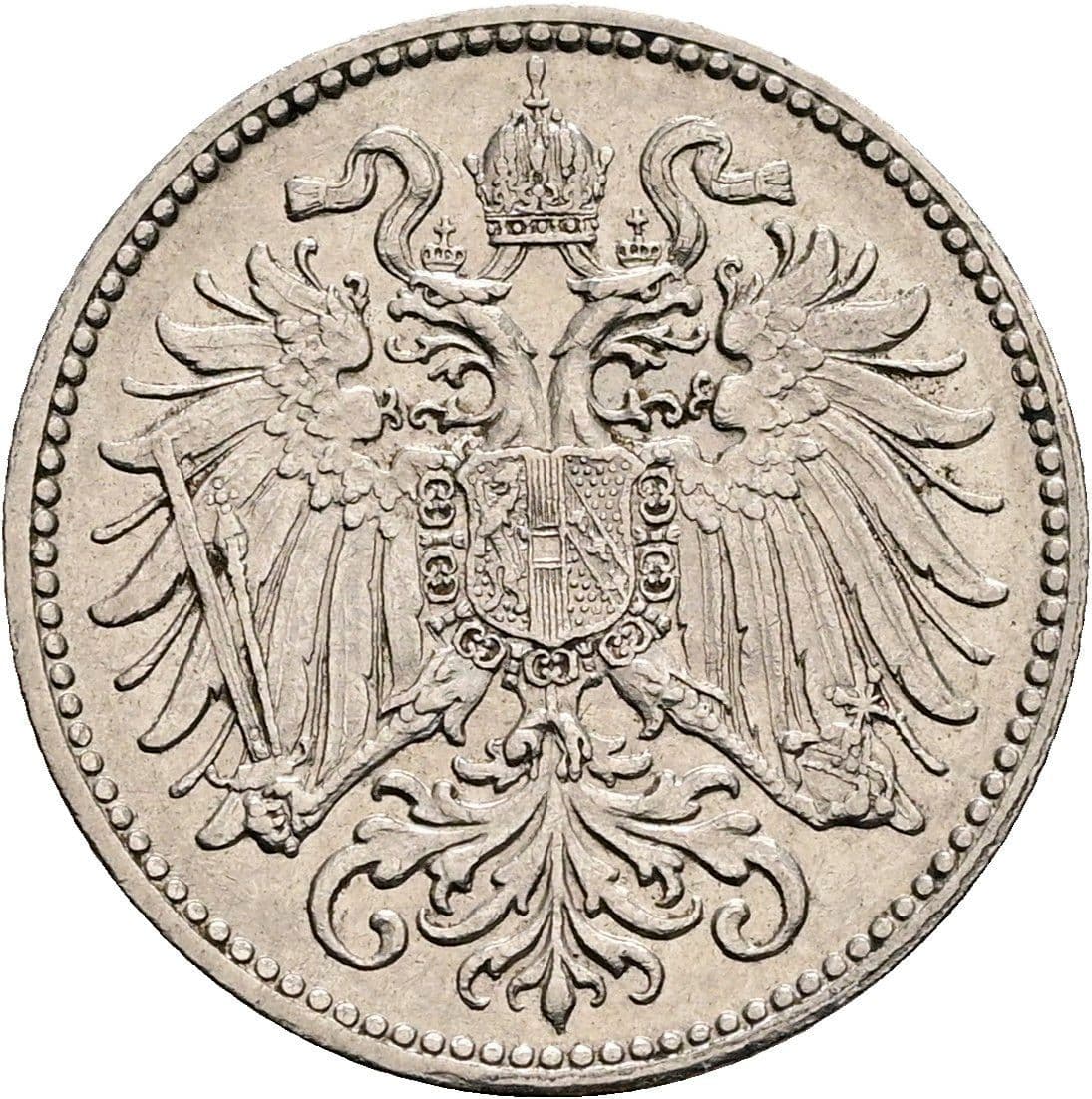 10 Heller Franz Joseph I. 1848-1916 1909 – Rückseite