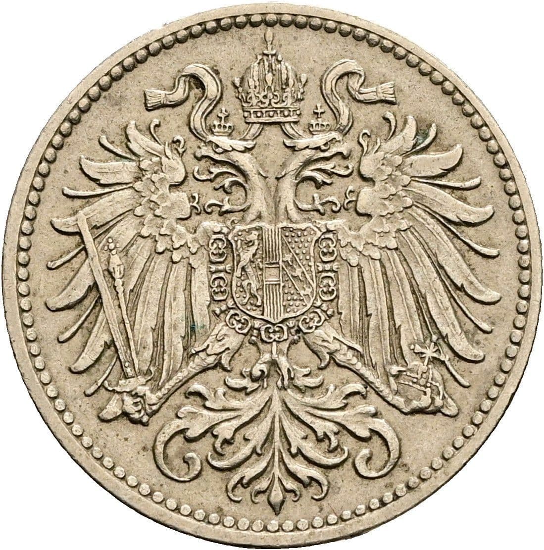 10 Heller Franz Joseph I. 1848-1916 1915 – Rückseite