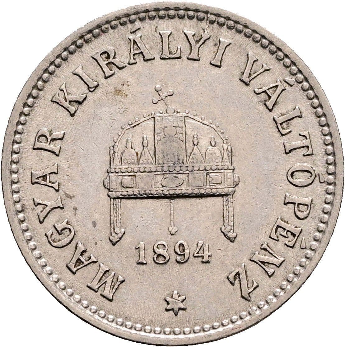 10 Filler Franz Joseph I. 1848-1916 1894 KB – Rückseite