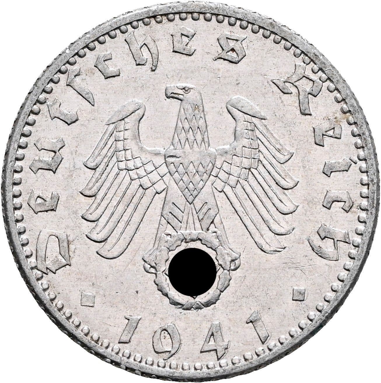 50 Reichspfennig 1941 A – Rückseite